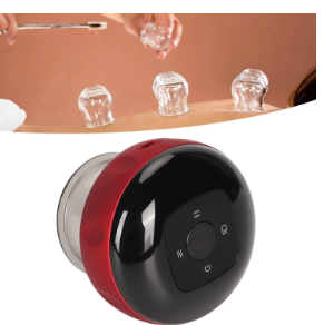 Electric Intelligent Breathing Cupping Massage Instrument The Smart Cupping Therapy Set's Massager for Muscle and Joint Pain Cellulite Massage Back Pain Relief for Back Shoulder Leg (1 Pc)