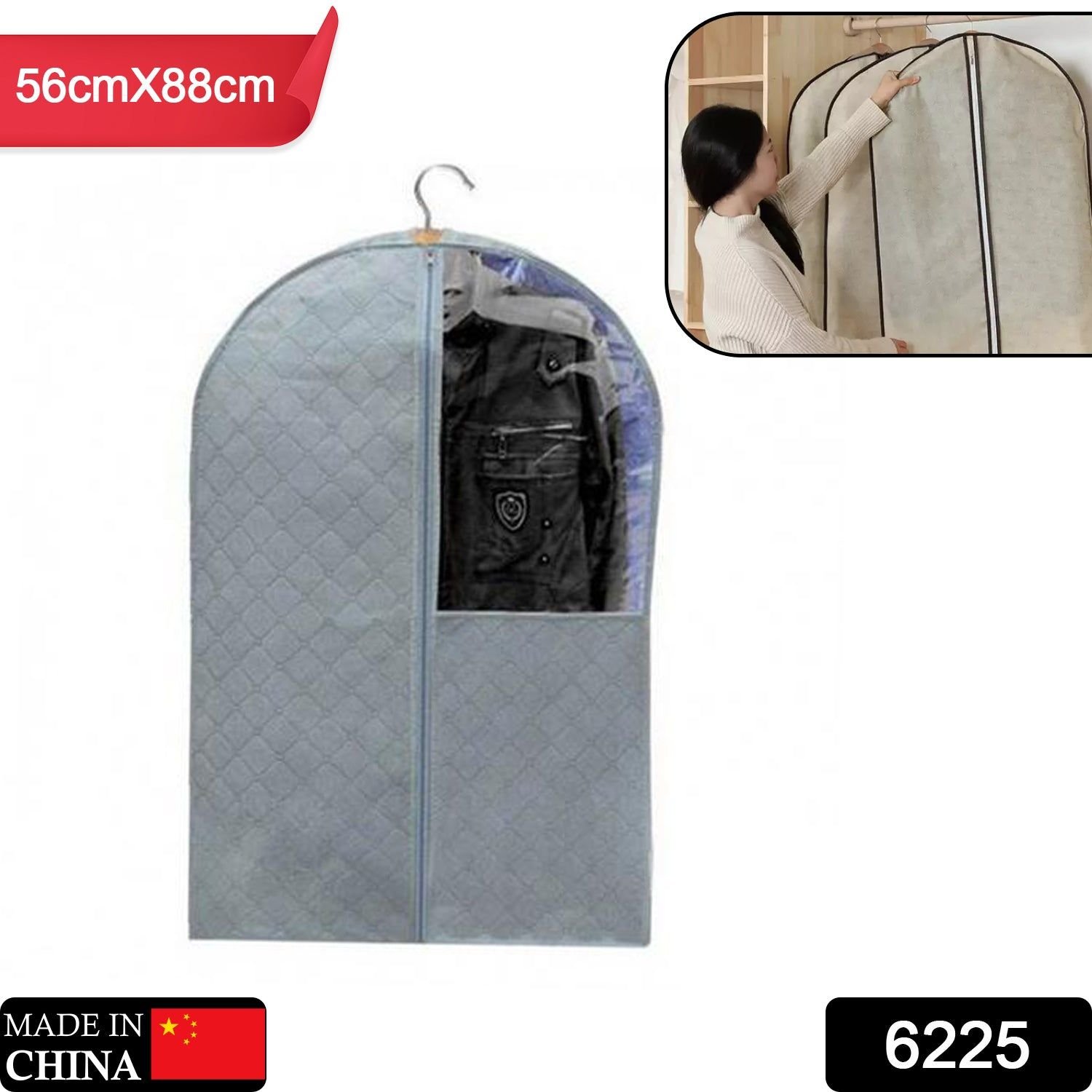 Foldable Non Woven Men's Coat Blazer Suit Cover men's coat blazer cover fold over breathable garment bag suit cover. - Image 2