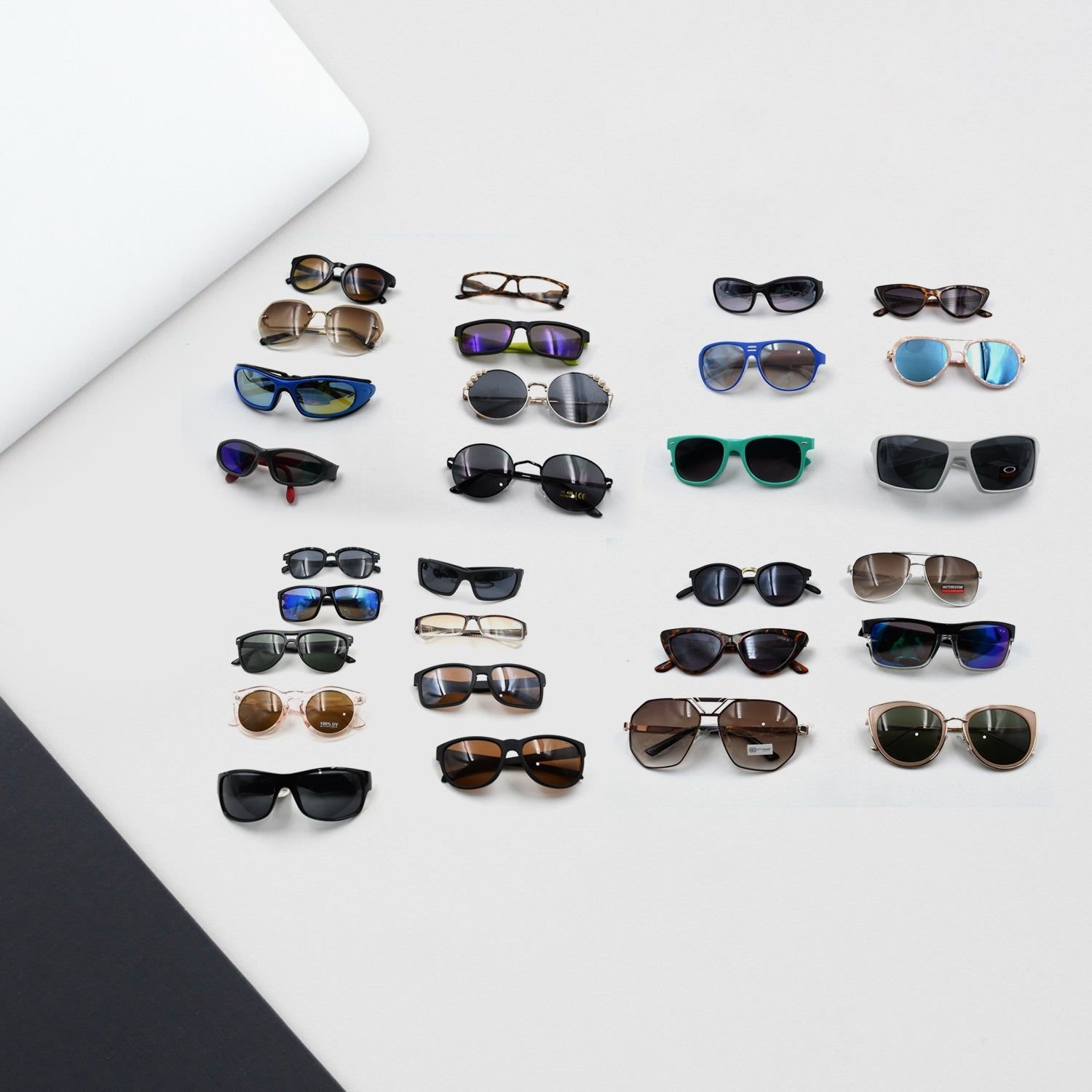 Mixed Design Sunglasses for Outdoor UV Protection (1 Pc)