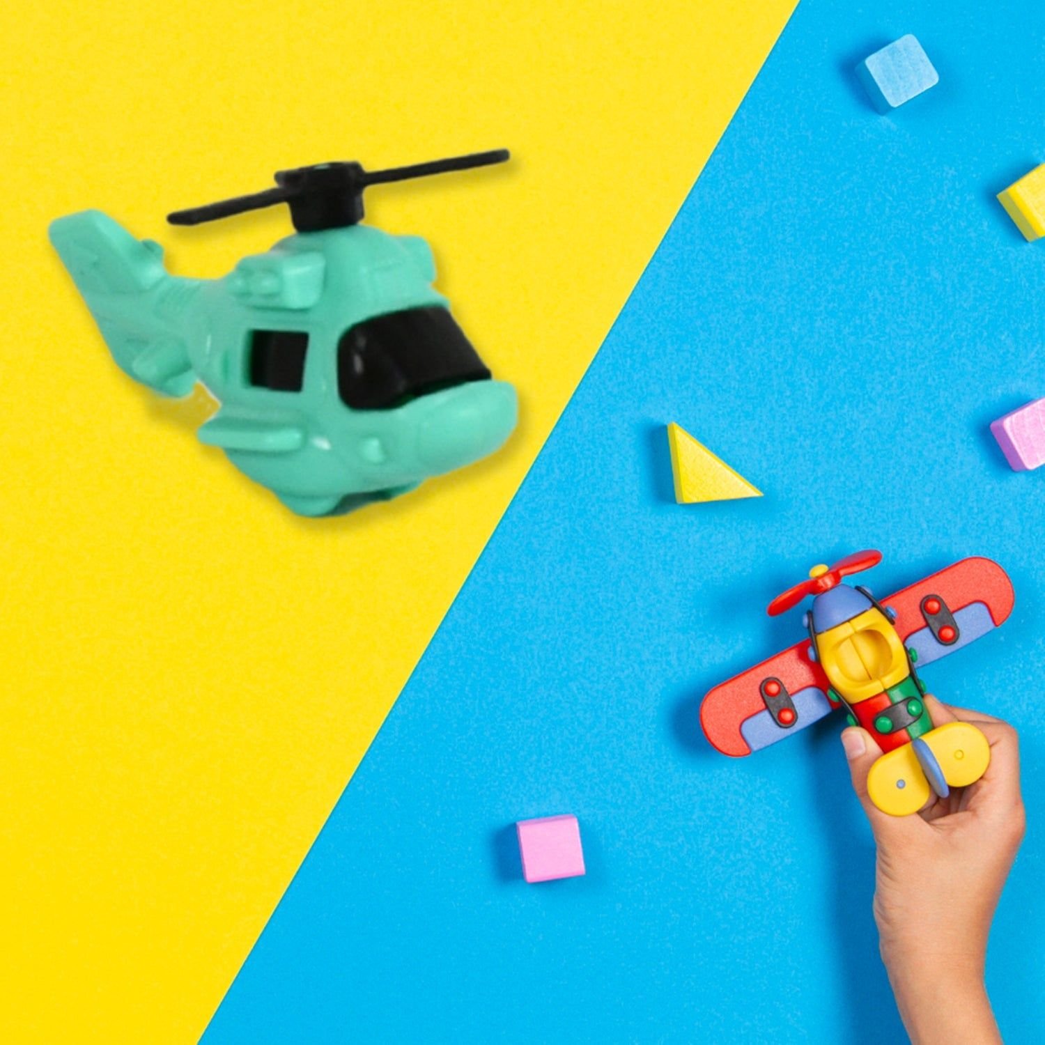 Small DIY Helicopter Toy, Small Kid's Toy, Rotating Tail Wing DIY Helicopter - Image 2