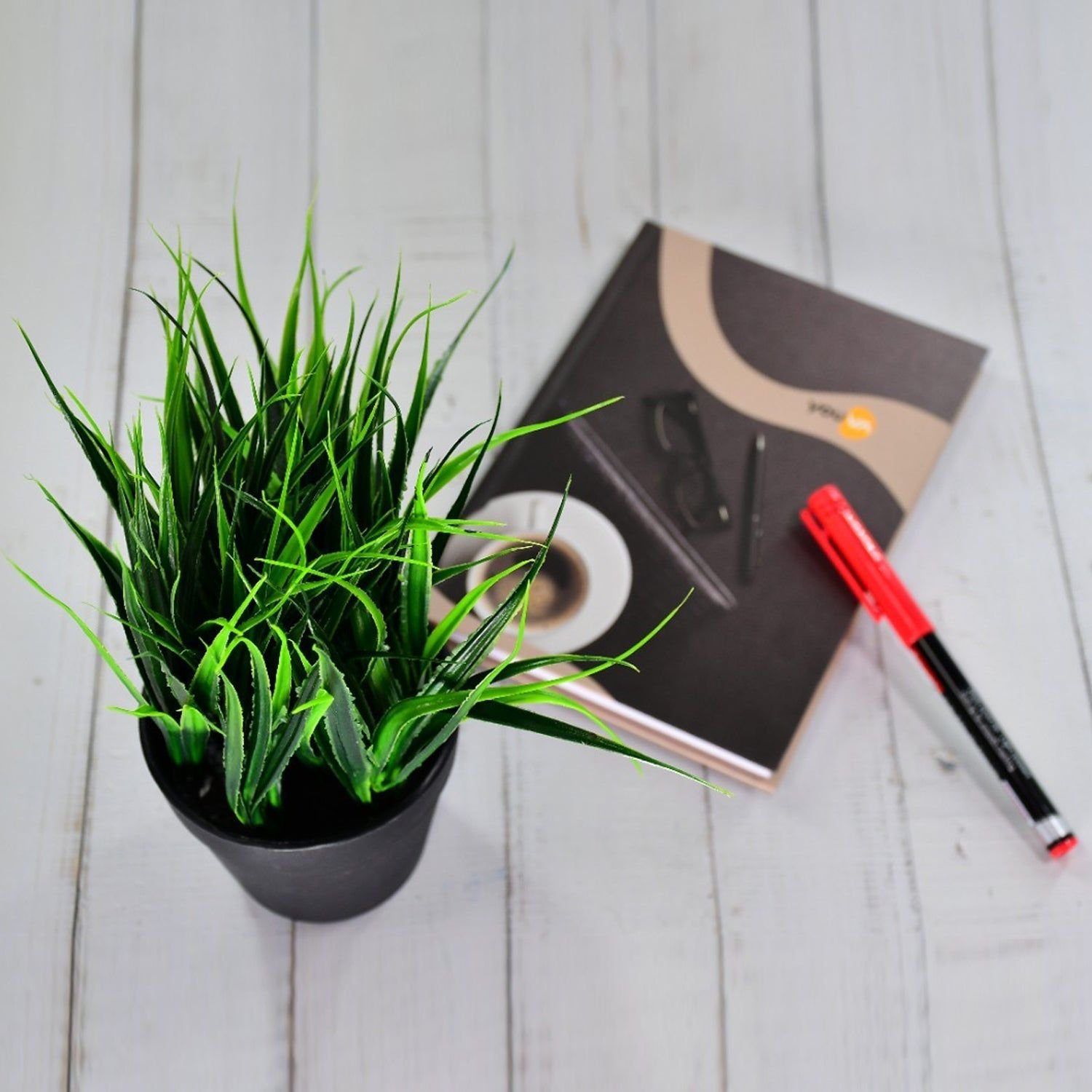Artificial Potted Plant with Pot - Image 3