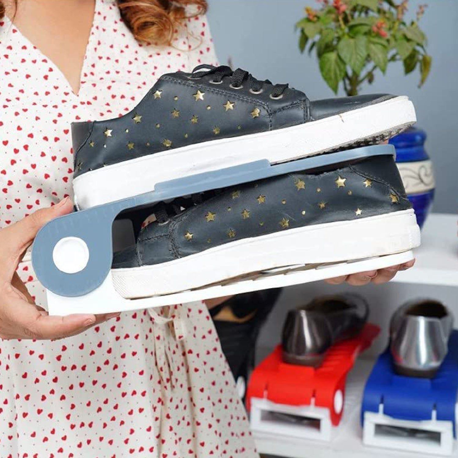 Adjustable Shoe Organizer (1 Pc): Space-Saving Storage - Image 5