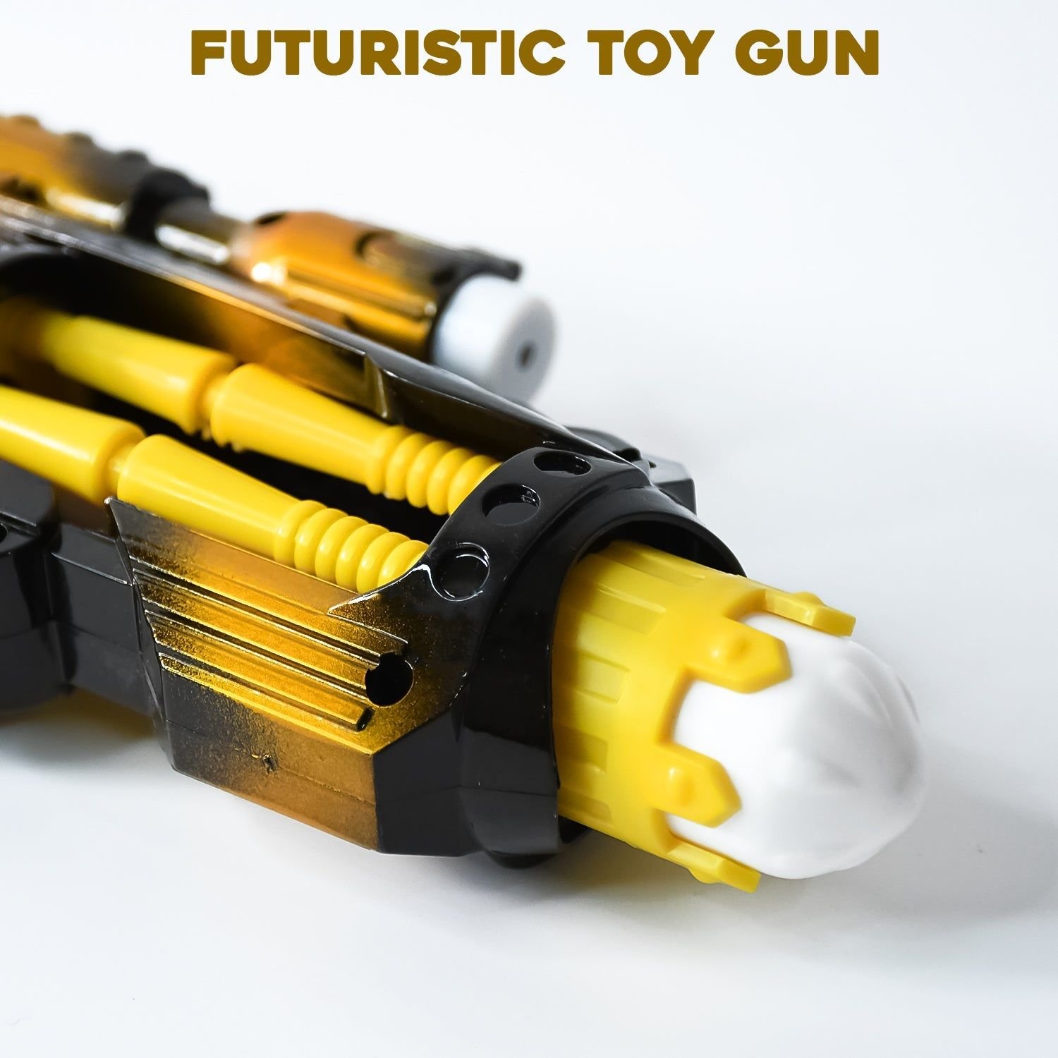 TTG LED Laser Gun Toy – Battery Operated Space Blaster with Flashing Lights & Sound (1 Set) - Image 2