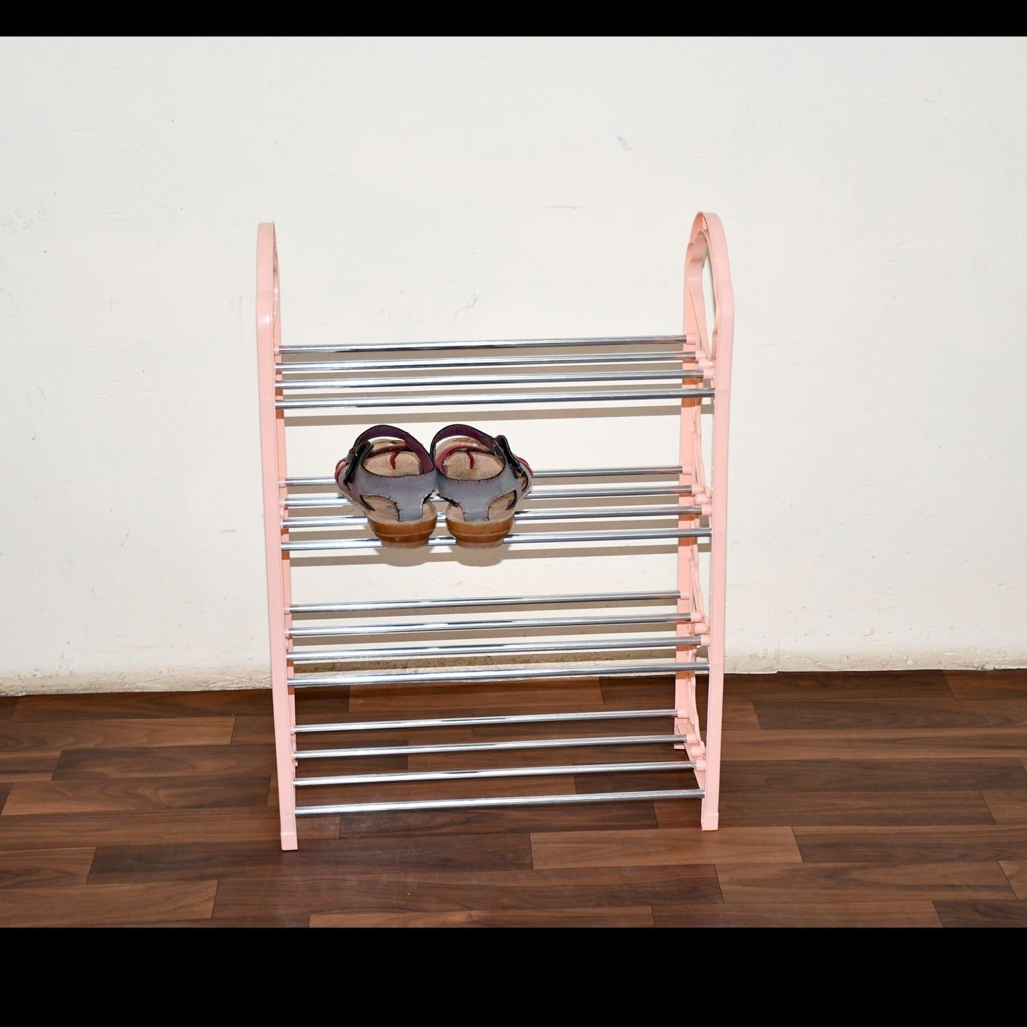 Shoes Storage Shelf, 4 Layer Space‑saving Shoes Show Rack Folding Shoe Rack, Standing Shoe Rack DIY Shoes Storage Shelf Home Organizer for Bedroom, Hallway and Closet Shoe Storage - Image 3