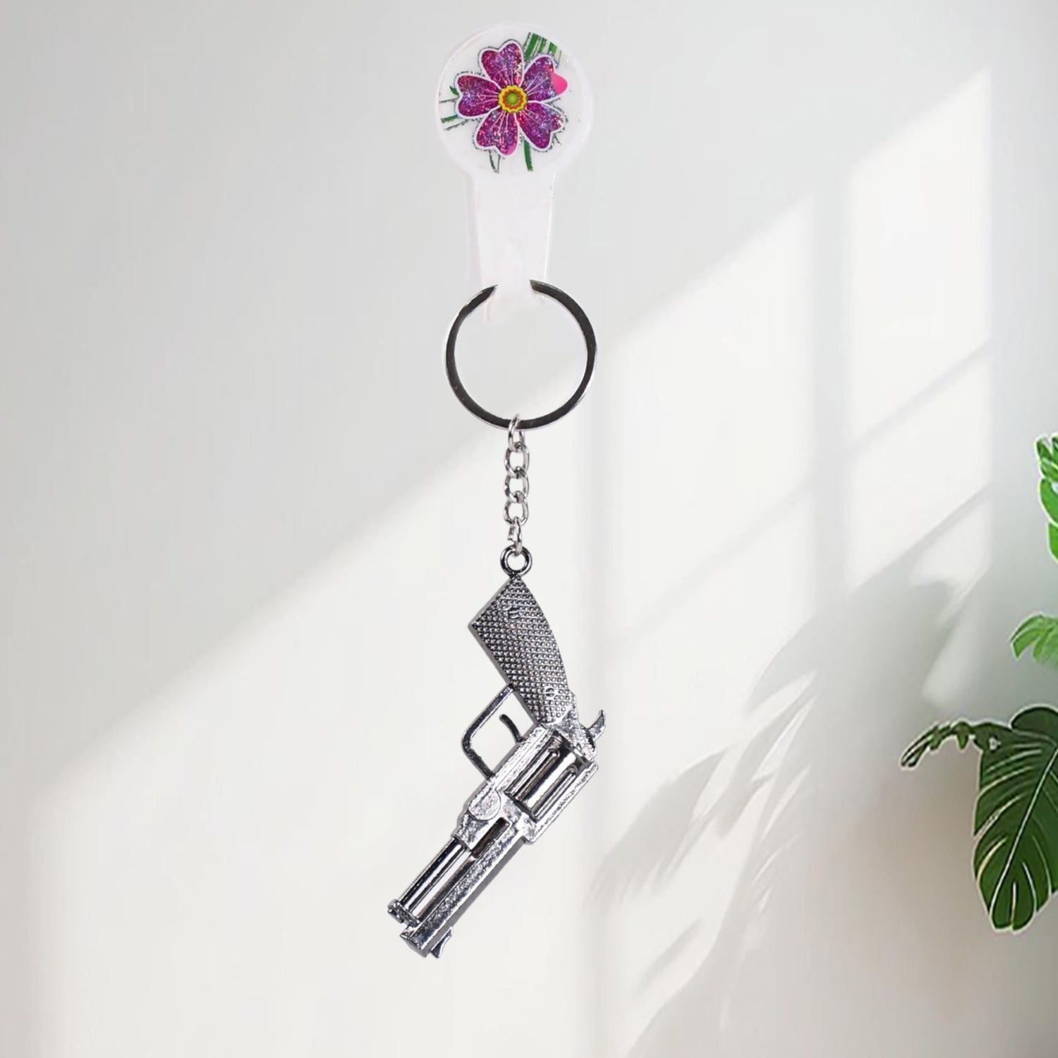 Gun Keychain Metal Weapon Key Rings Pendant for Men, Birthday Gifts (1 Pc / Mix Design) - Image 5