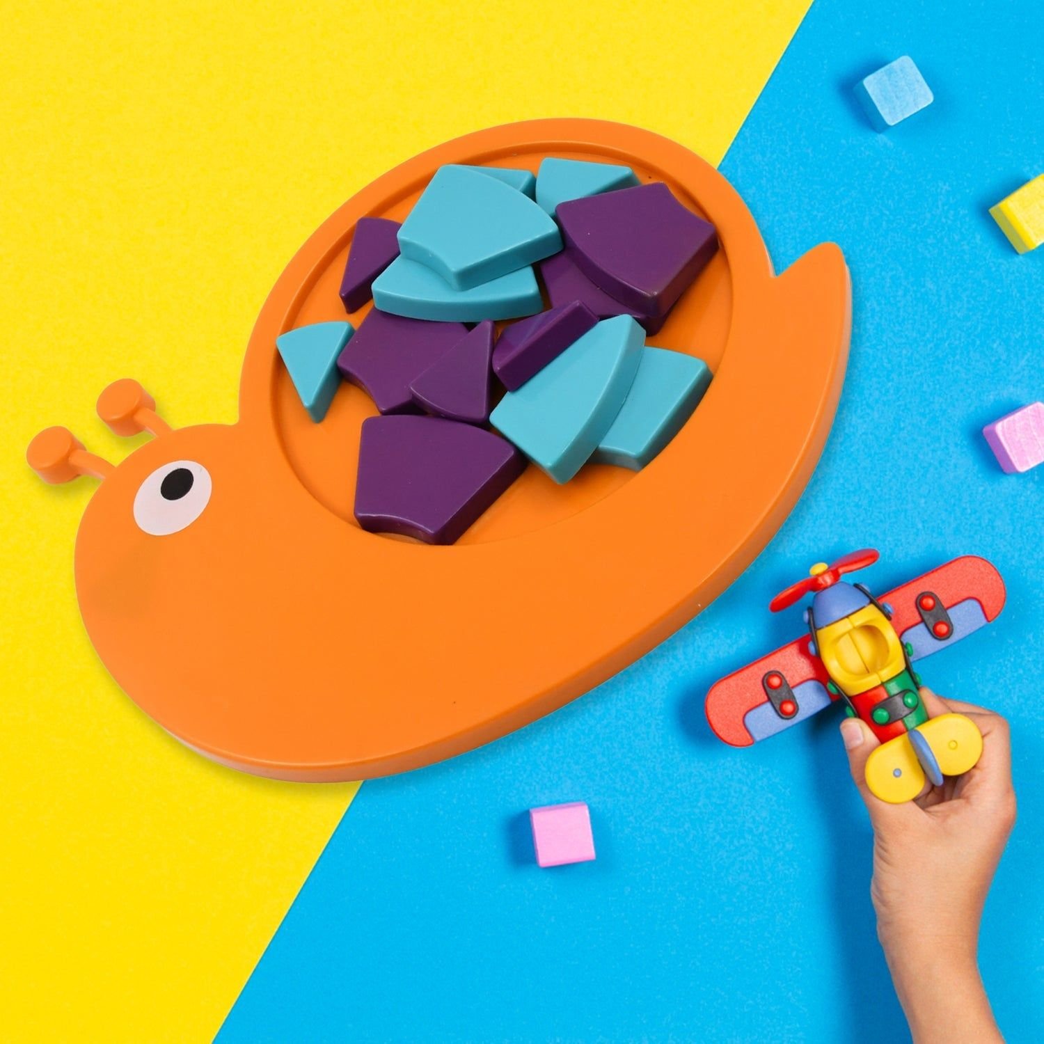 Mini Snail Puzzle – STEM Educational Toy, Puzzle Games for Ages 3-6 (Mix Color) - Image 4