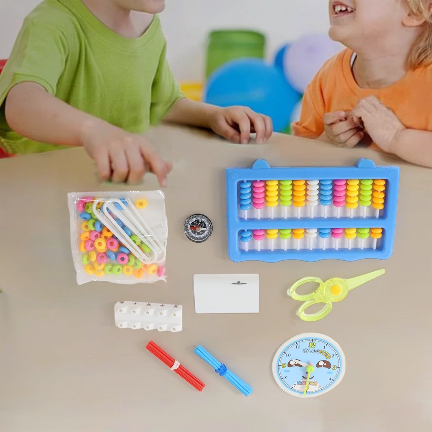 Abacus 11 Rods Counting Abacuses Toy Bead Educational Tools (1 Set) - Image 3