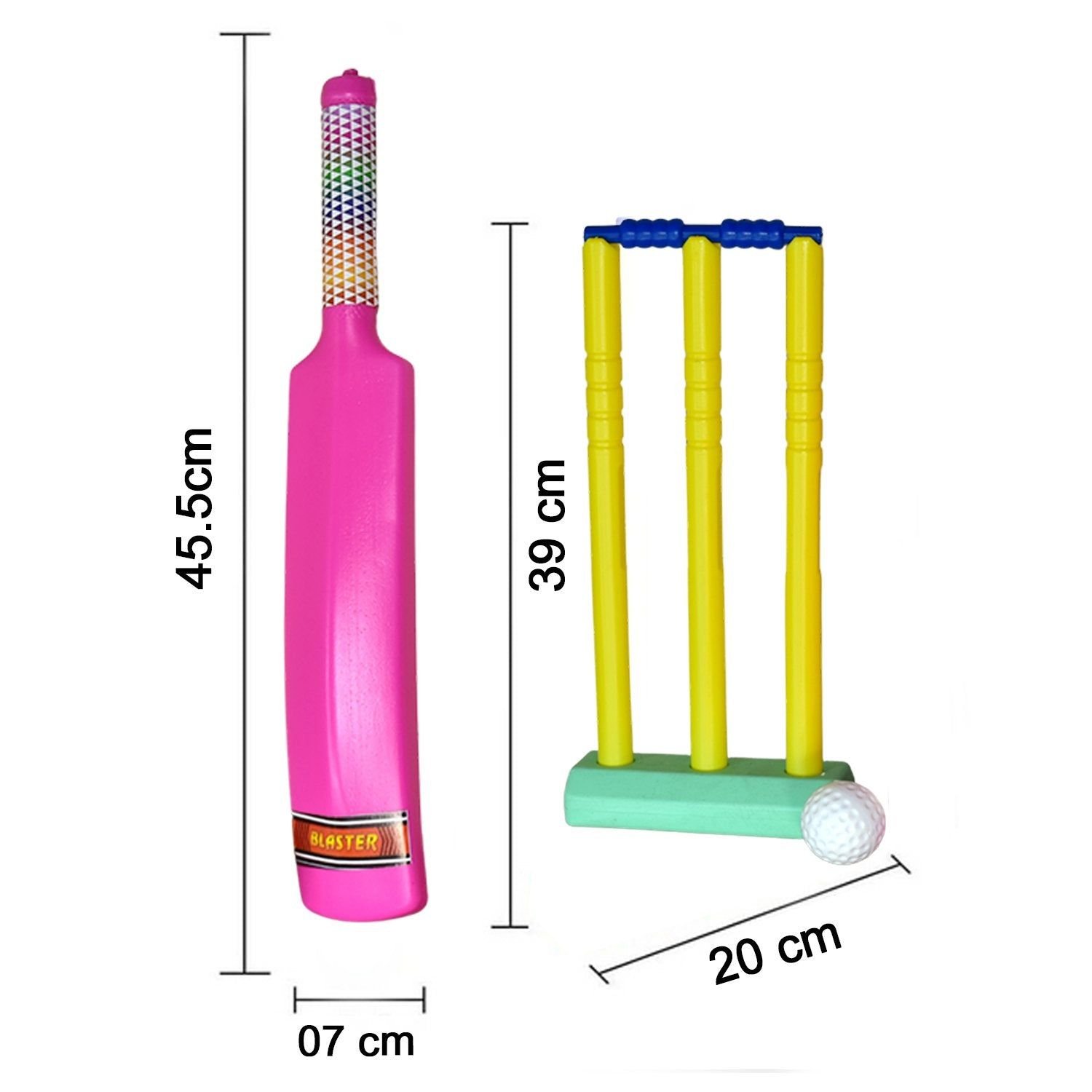 Plastic Cricket Bat Ball Set for Boys and Girls - Image 4