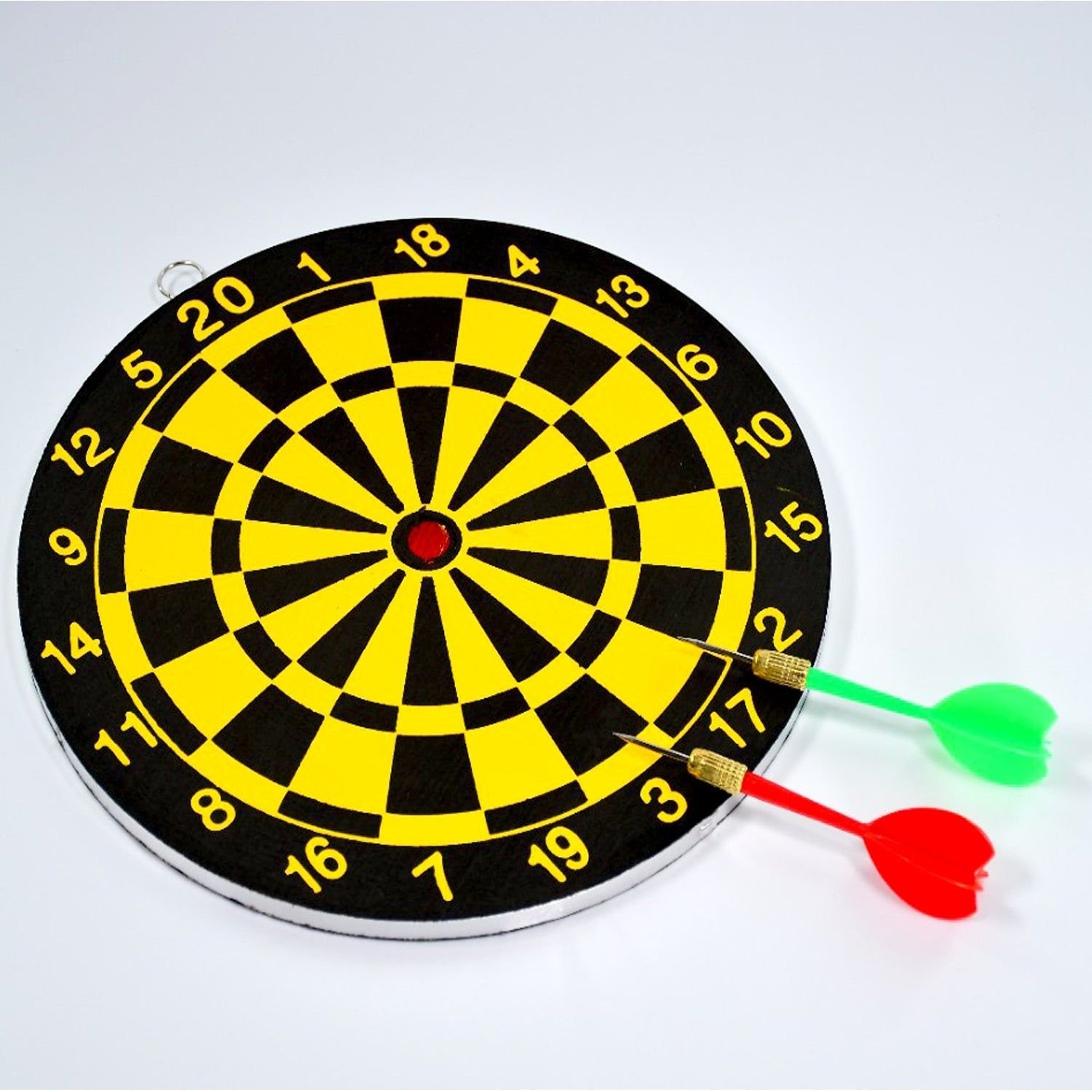 Small Dart Board with 2 Darts Set for Kids Children. Indoor Sports Games Board Game Dart Board Game. - Image 5