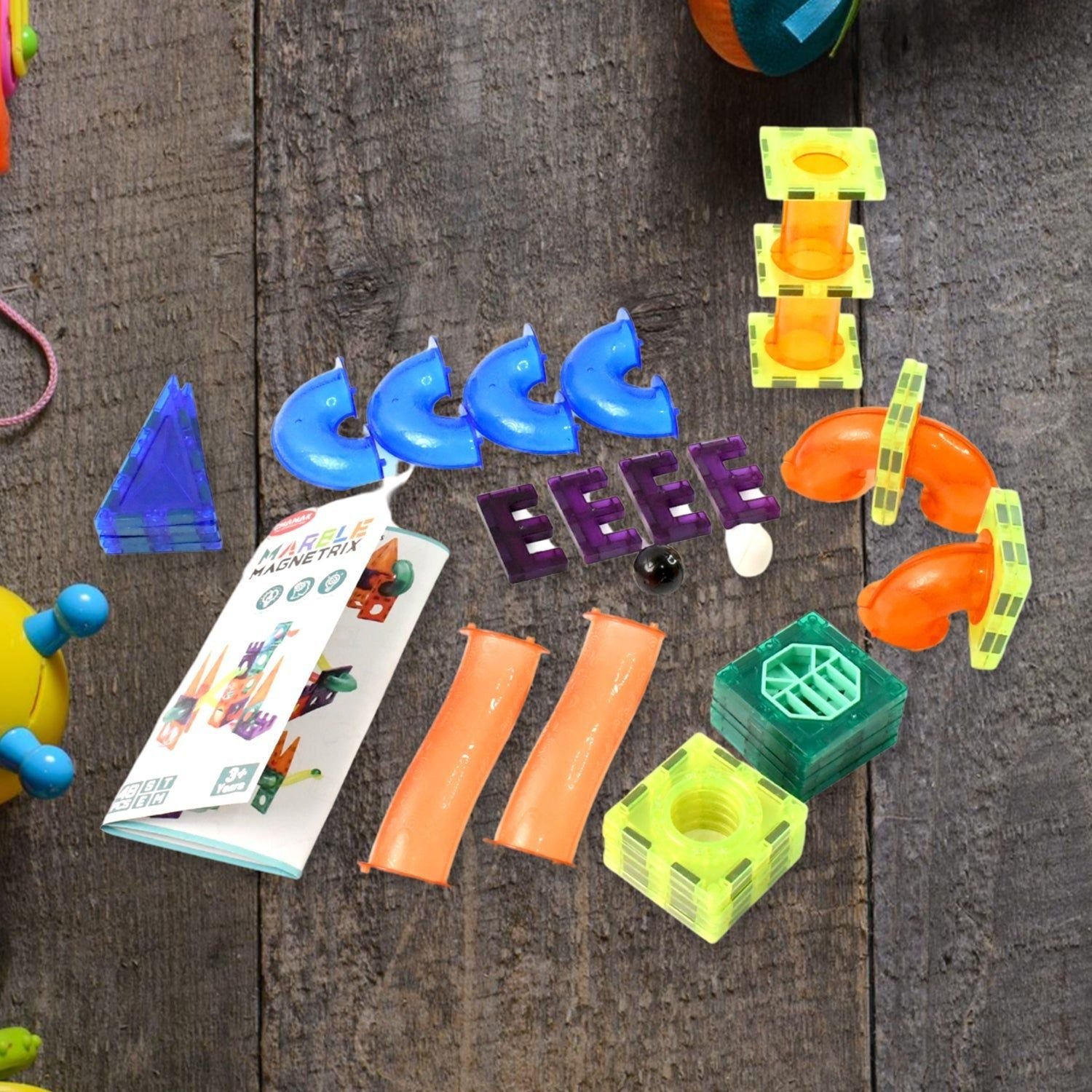 Marble Magnetrix Magnetic Marble Run Building Set - Image 5
