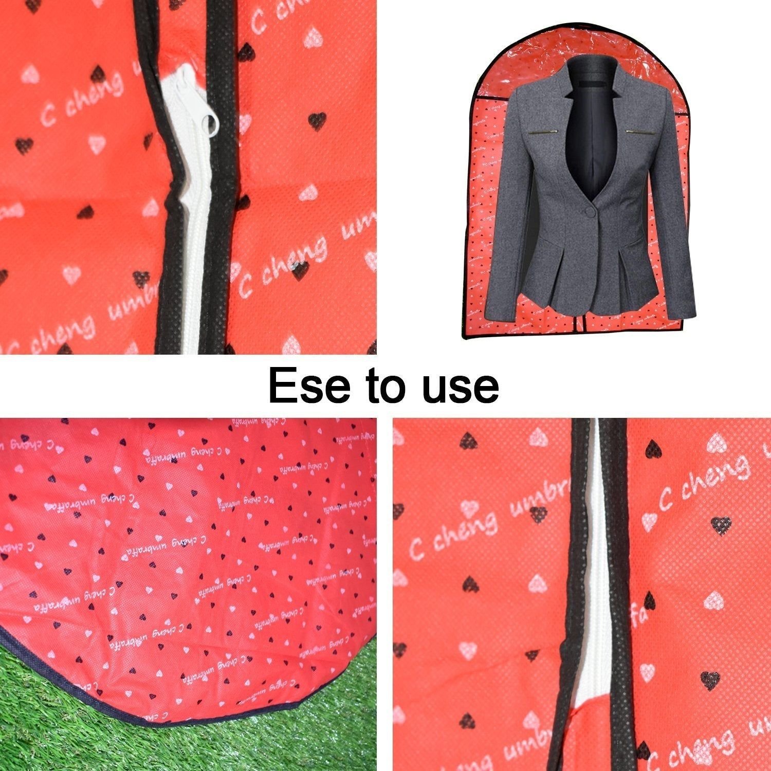 Men's Coat Blazer Cover Holdover Breathable Garment Bag Suit Cover - Image 4