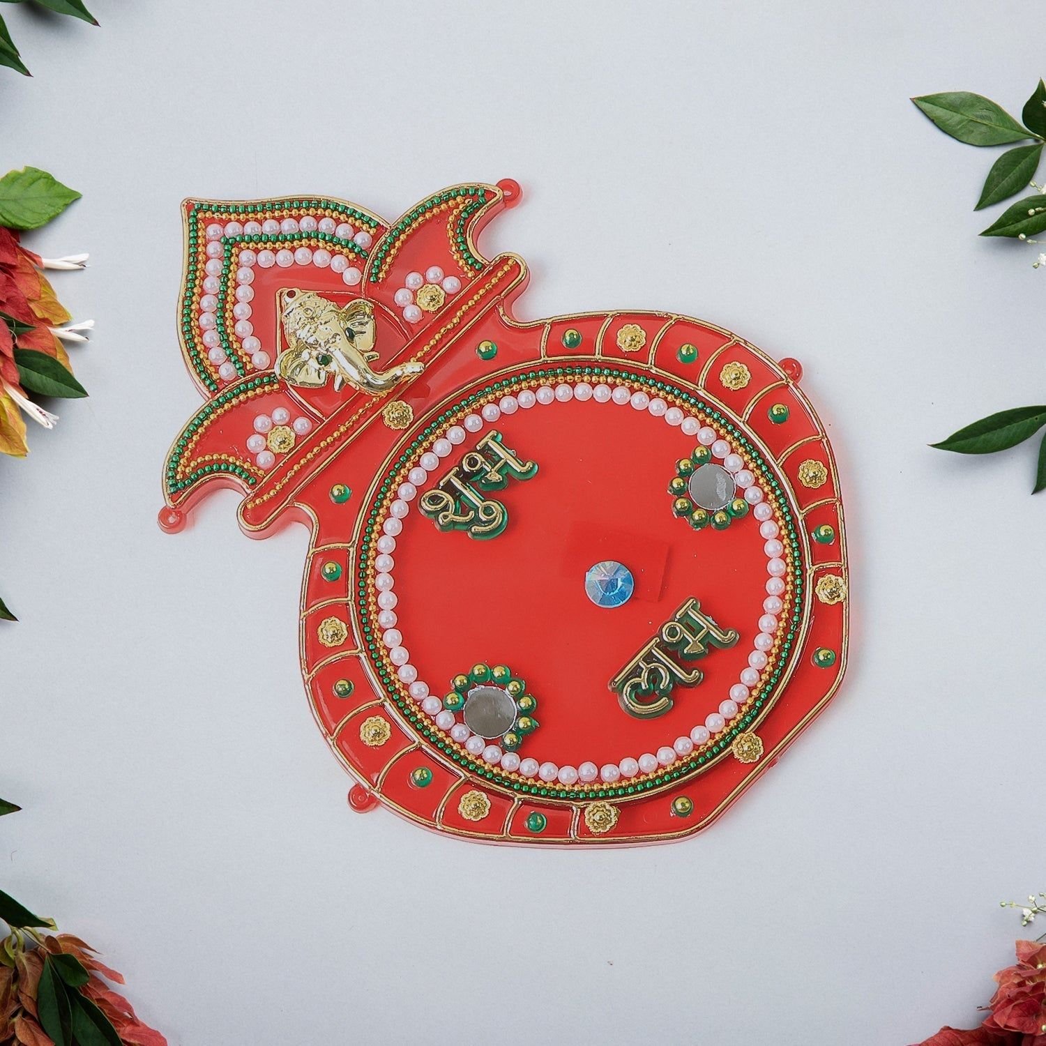 Decorative Kalash Wall Hanging with Shubh Labh (1 Pc) - Image 4