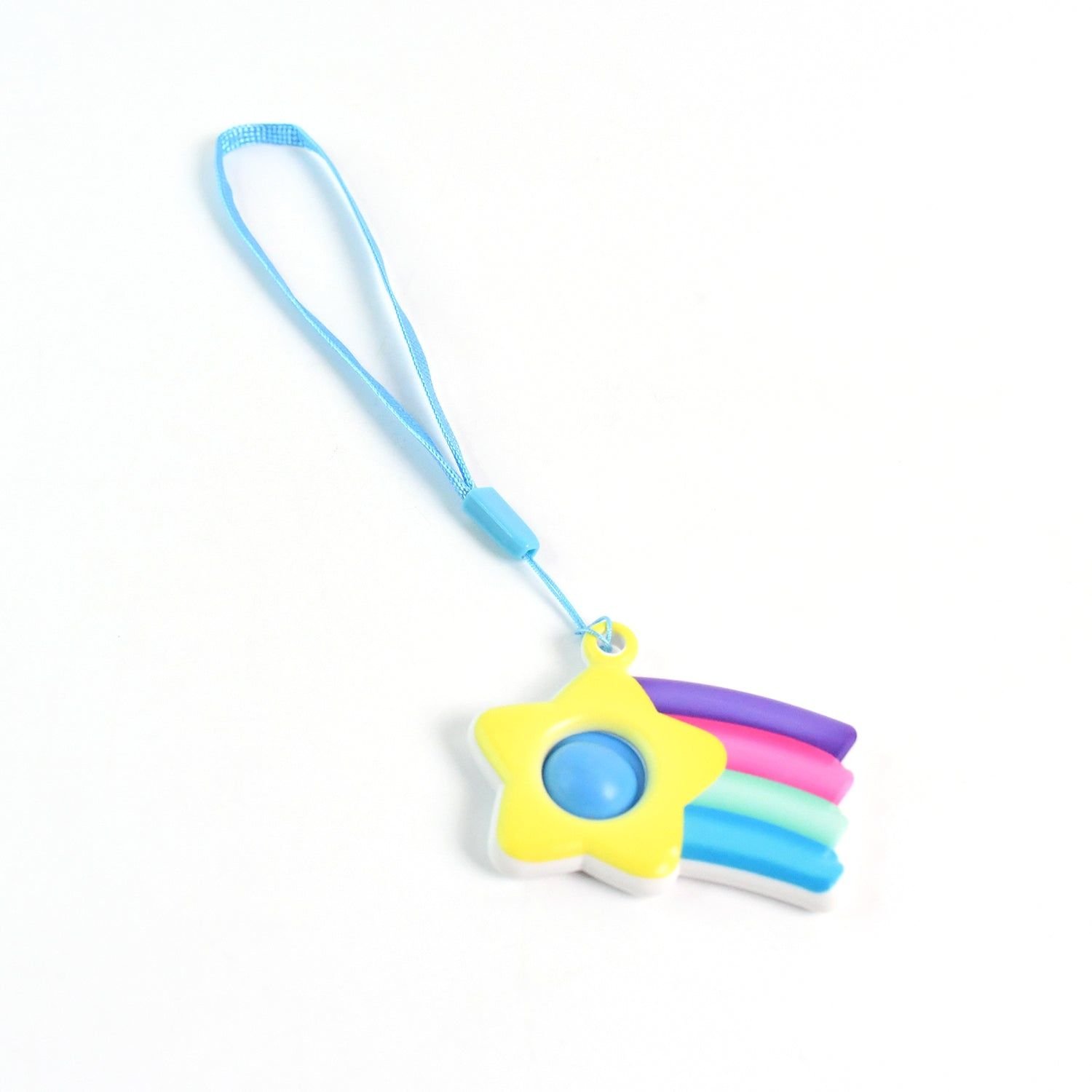 Stress Relief Silicone Push Fidget Toy Keychain for Kids (1 Pc) - Image 6