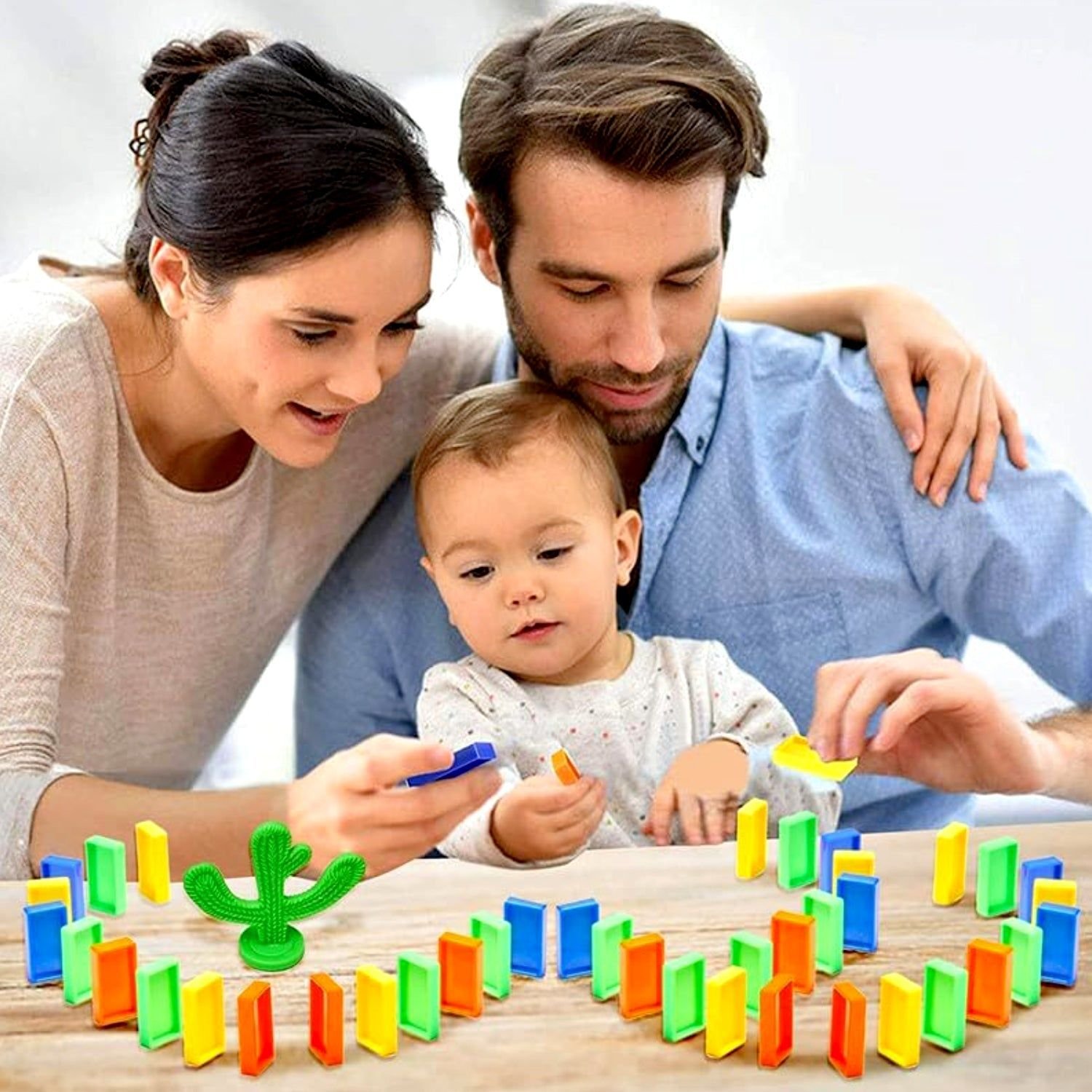 Transparent Funny Train Engine Block Set – 60-Piece Music & Lights (Batteries Not Included) - Image 2
