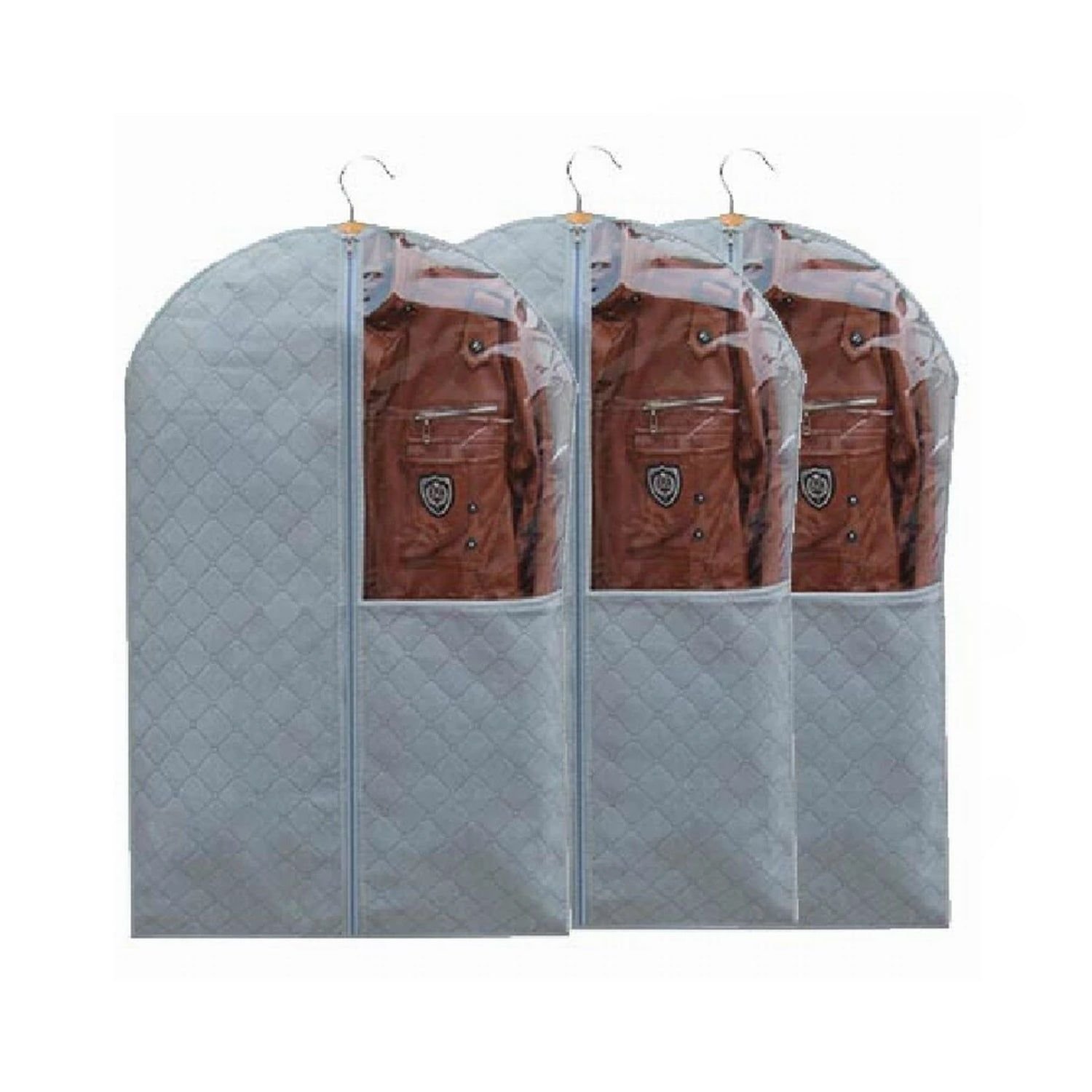 Foldable Non Woven Men's Coat Blazer Suit Cover men's coat blazer cover fold over breathable garment bag suit cover. - Image 5