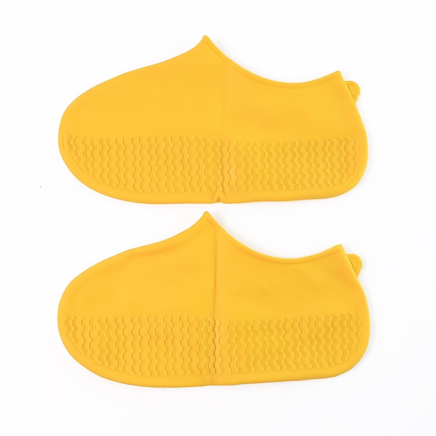 Yellow Non-Slip Silicone Rain Reusable Anti skid Waterproof Fordable Boot Shoe Cover (1 Pair ) - Image 5