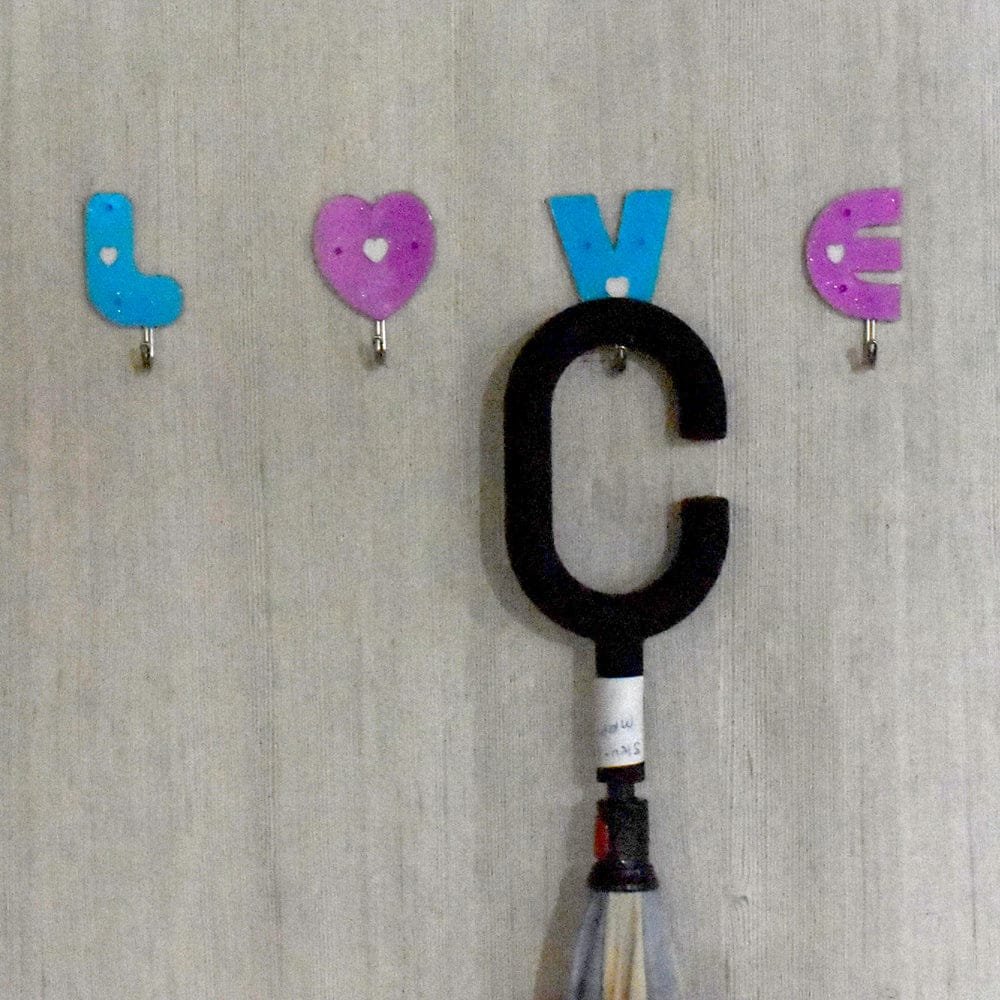 Love Shape Self Adhesive Hooks - Image 6
