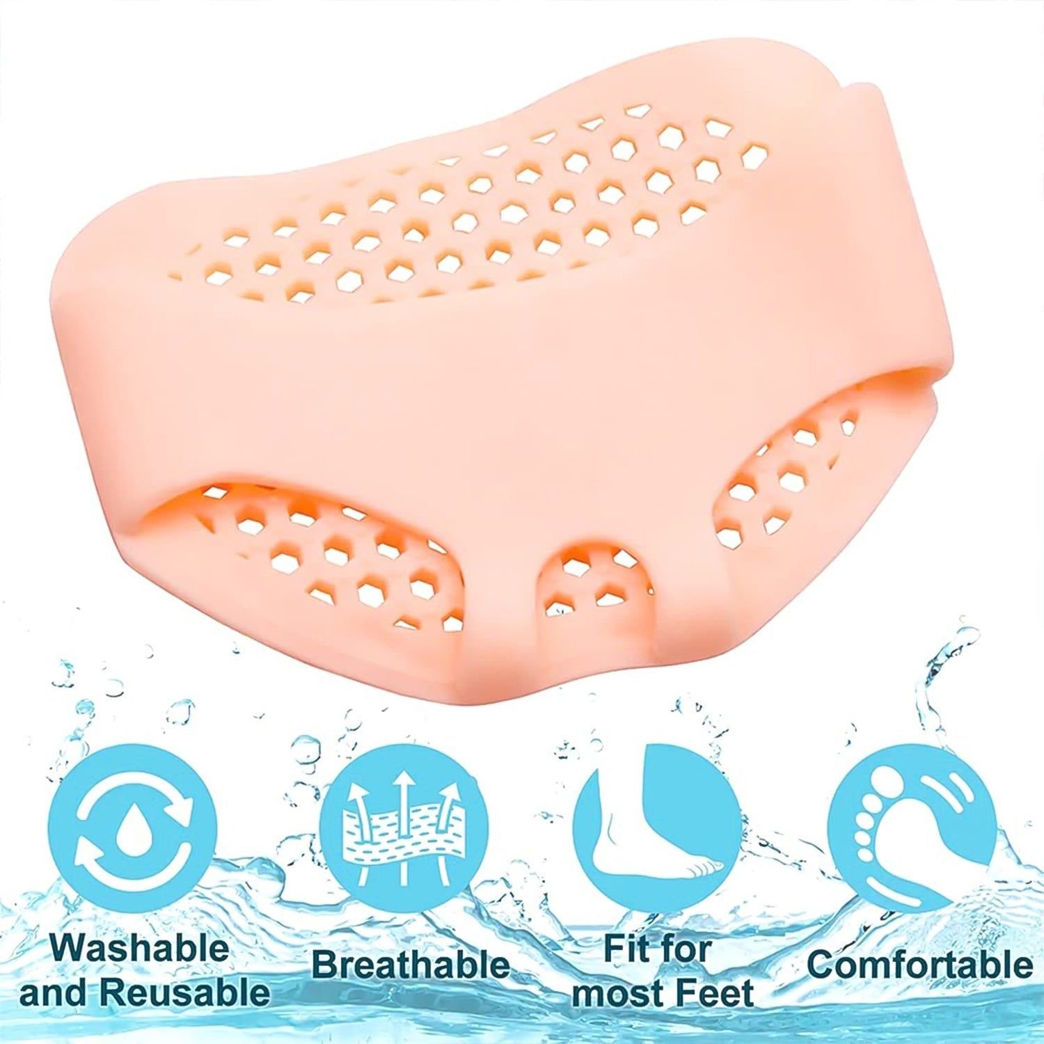 Silicone Heel Protector Pads foot Socks (1 Pair) - Image 7