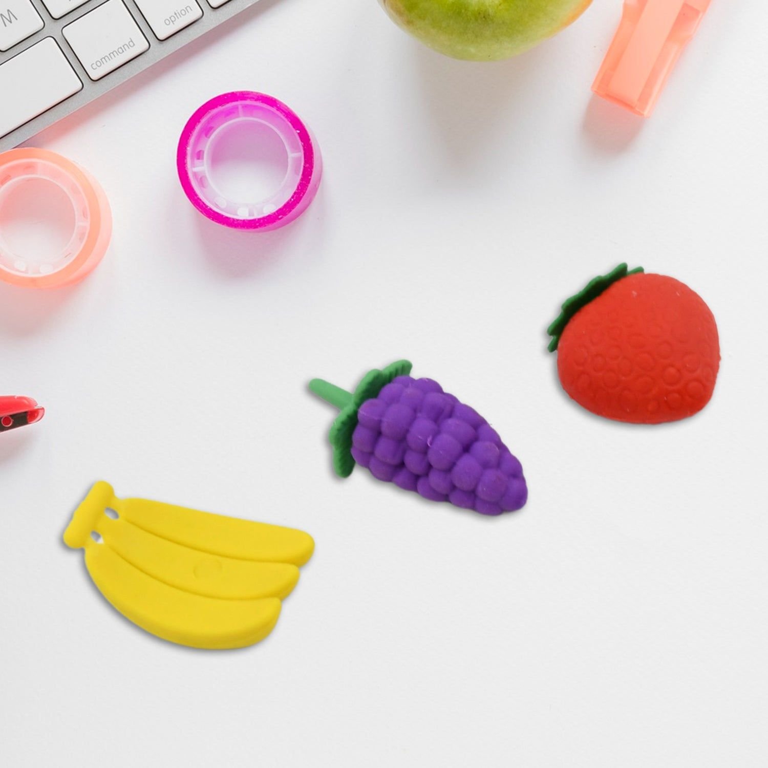 3D Food Fancy & Colorful Erasers – Cute Novelty Eraser Set for Kids & School Prize (1 Set / Mix Design & Color) - Image 9