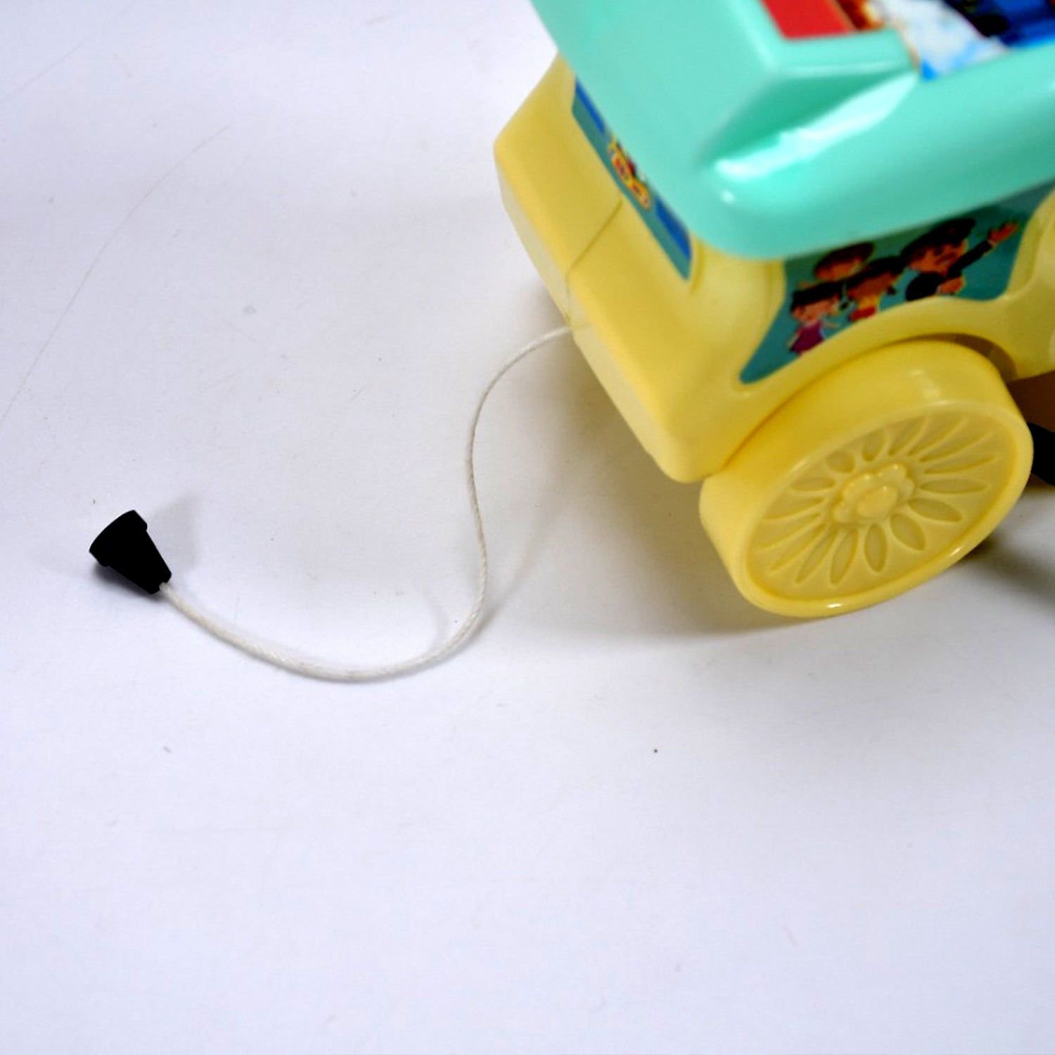Pull-Rope Racing Train Engine Toy for Kids - Image 2