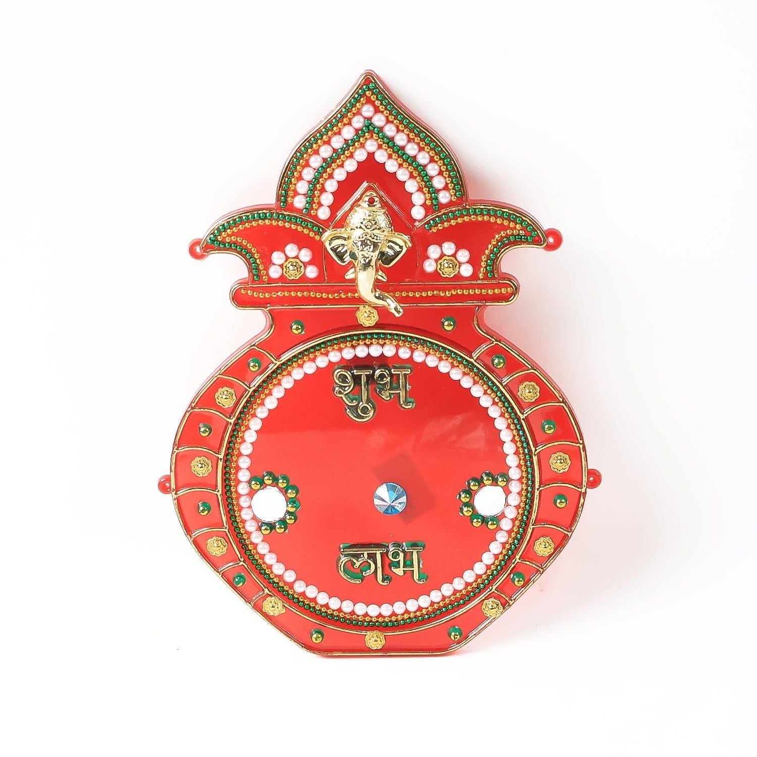Decorative Kalash Wall Hanging with Shubh Labh (1 Pc) - Image 5