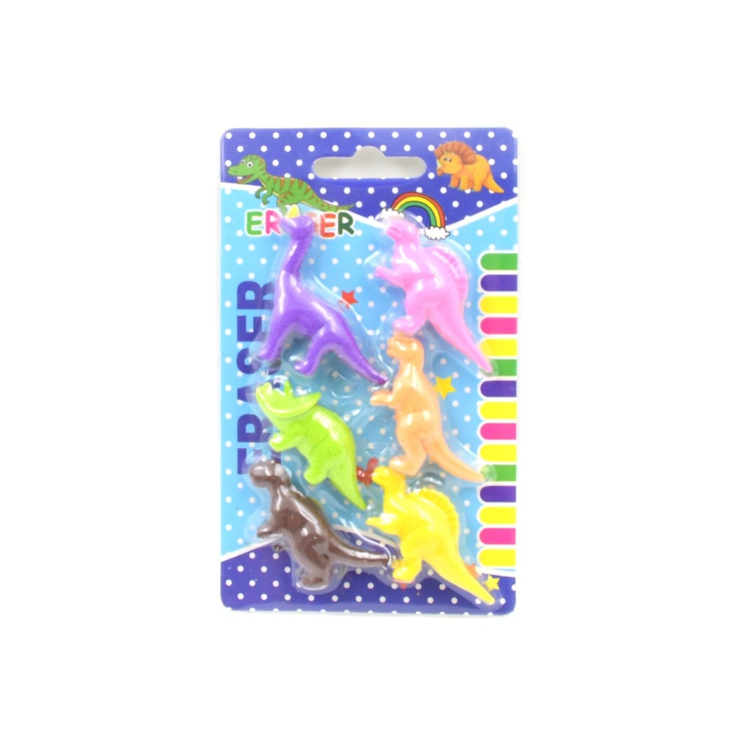 Dinosaur Shaped Erasers for Kids, 3D Puzzle Erasers, Classroom Prizes (6 Pcs Set) - Image 4