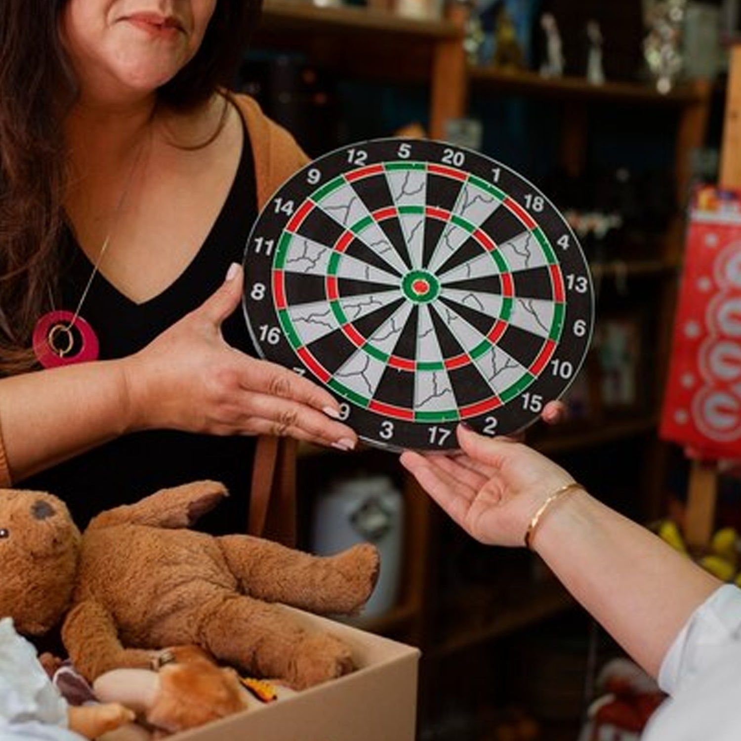 Magnetic Dart Board Game Set with 6 Safe Darts for Kids & Adults - Image 3