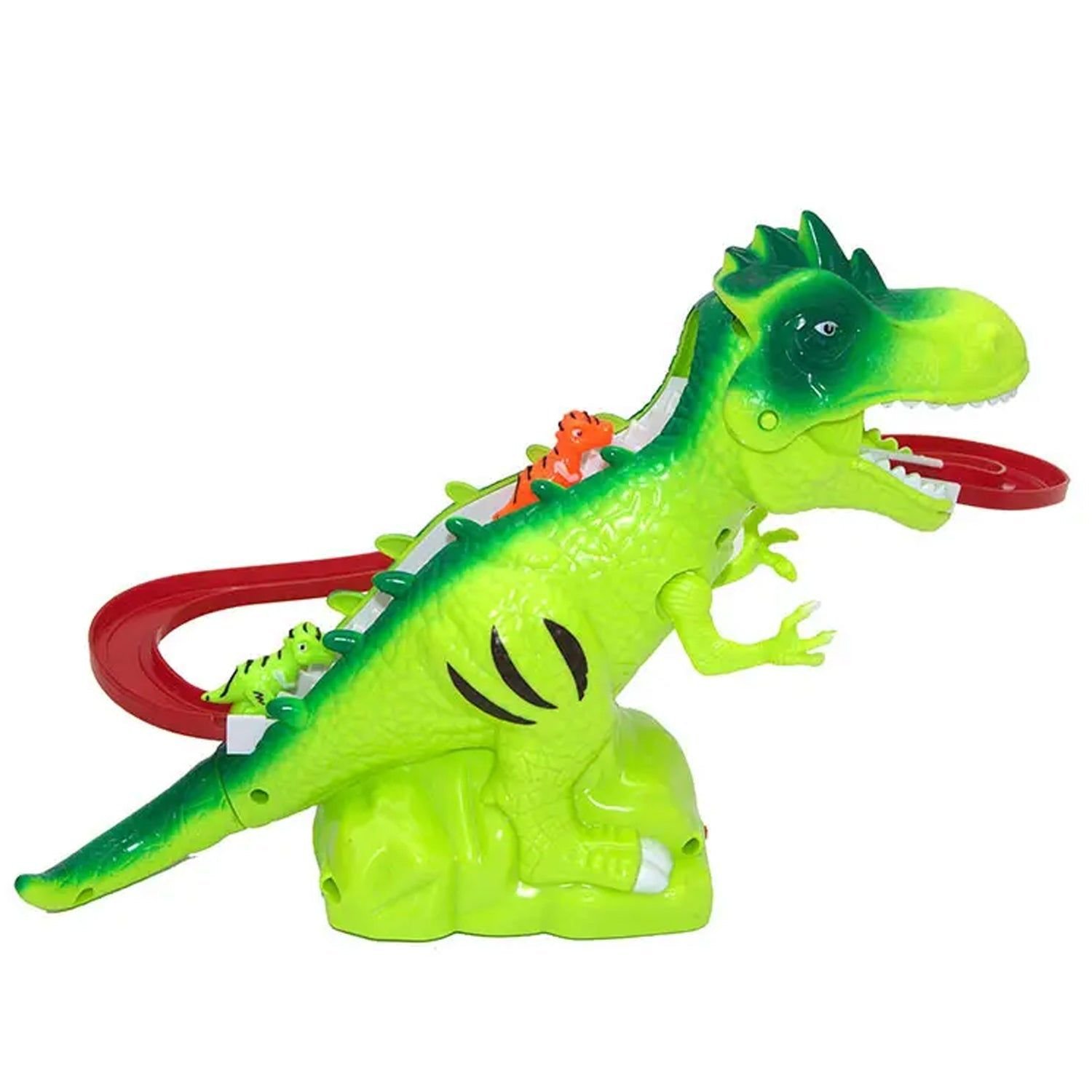 Children Electric Tracks Climb Stair Dinosaur Toys Glowing With Sound Kid Toy Animals Model Interactive Toys - Image 5