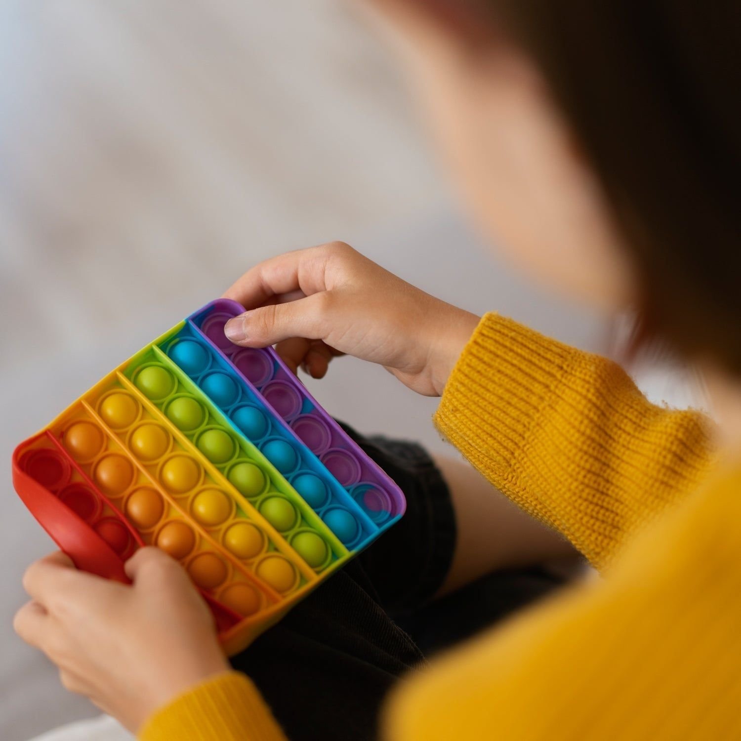 Square it Toy Special Needs Silicone Stress Relief Toy For Kids & Adult All Use Toy - Image 2