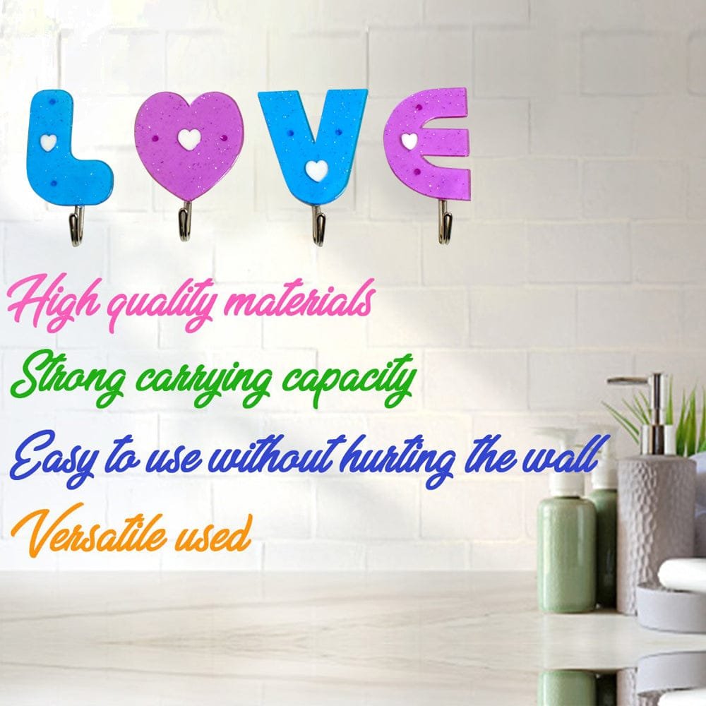 Love Shape Self Adhesive Hooks - Image 7