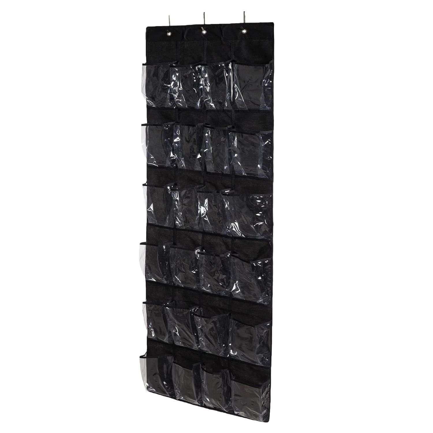 24 Grid Over the Door Shoe Organizer Rack Hanging Storage Space Saver (1 Pc) - Image 5