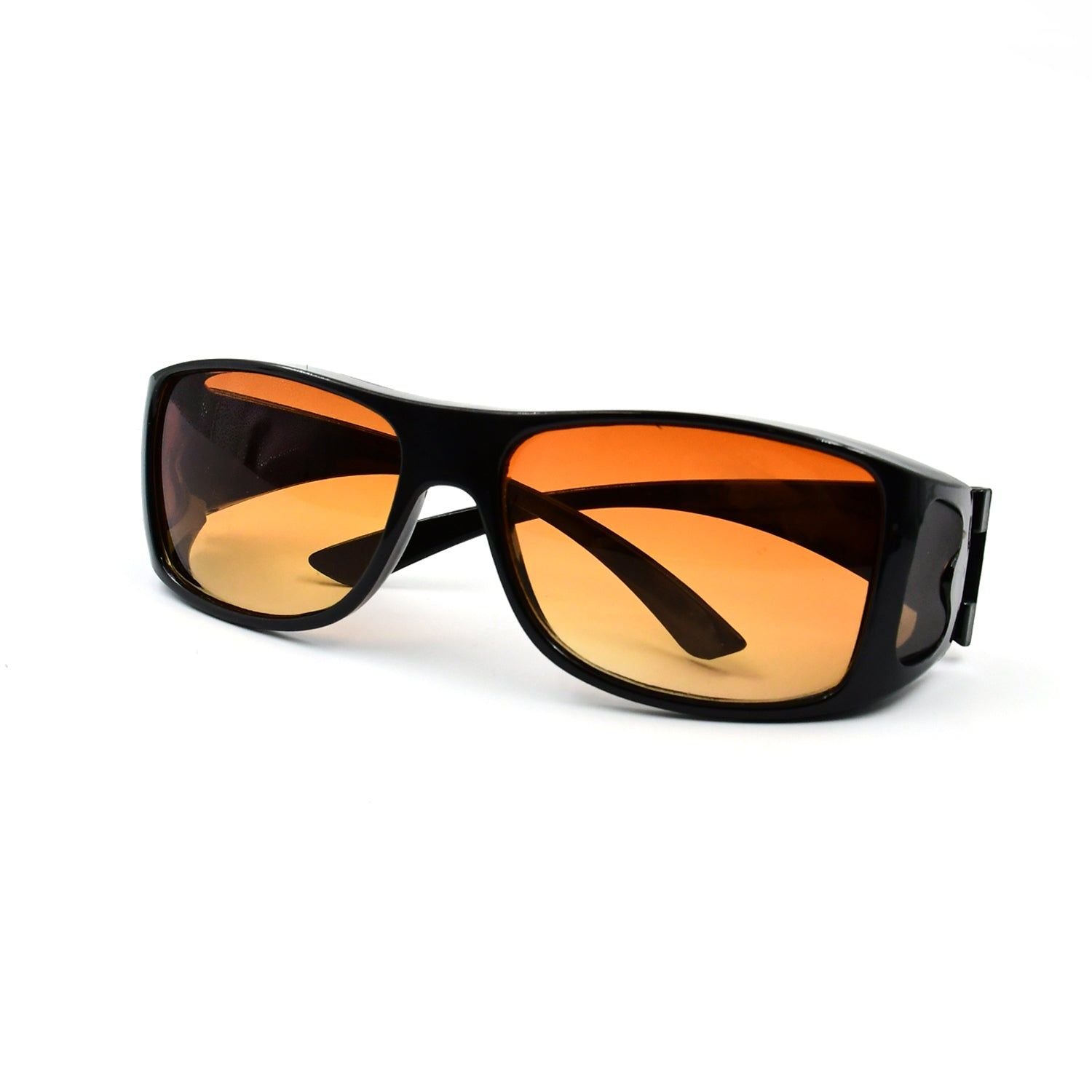 Protect Sunglasses | Clear Vision Glasses for Driving Car & Bike Riding Yellow/Black Glasses for Men and Women - Image 4