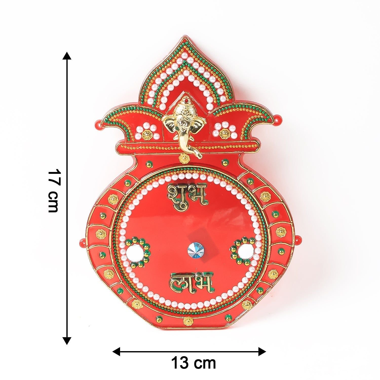 Decorative Kalash Wall Hanging with Shubh Labh (1 Pc) - Image 6