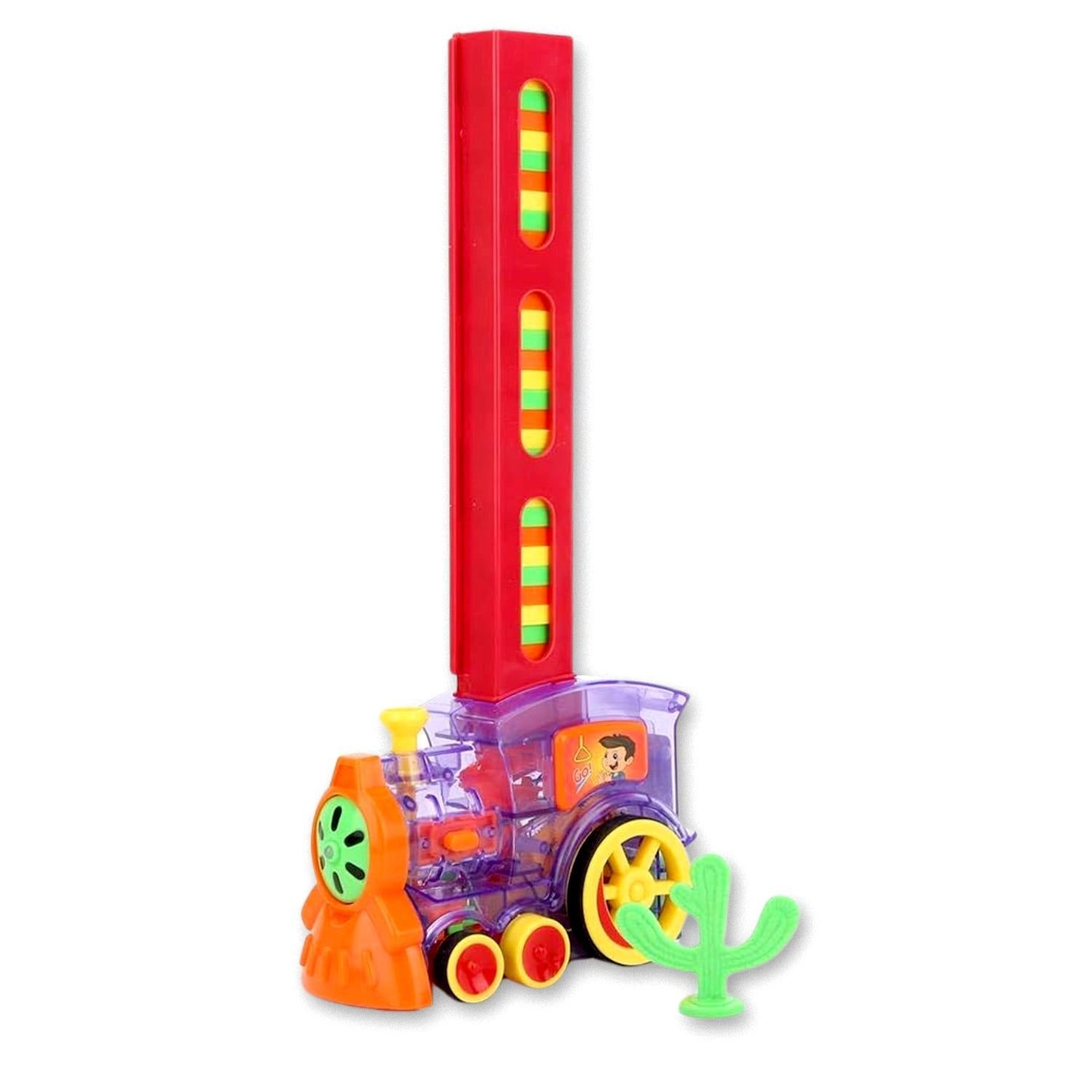 Transparent Funny Train Engine Block Set – 60-Piece Music & Lights (Batteries Not Included) - Image 5