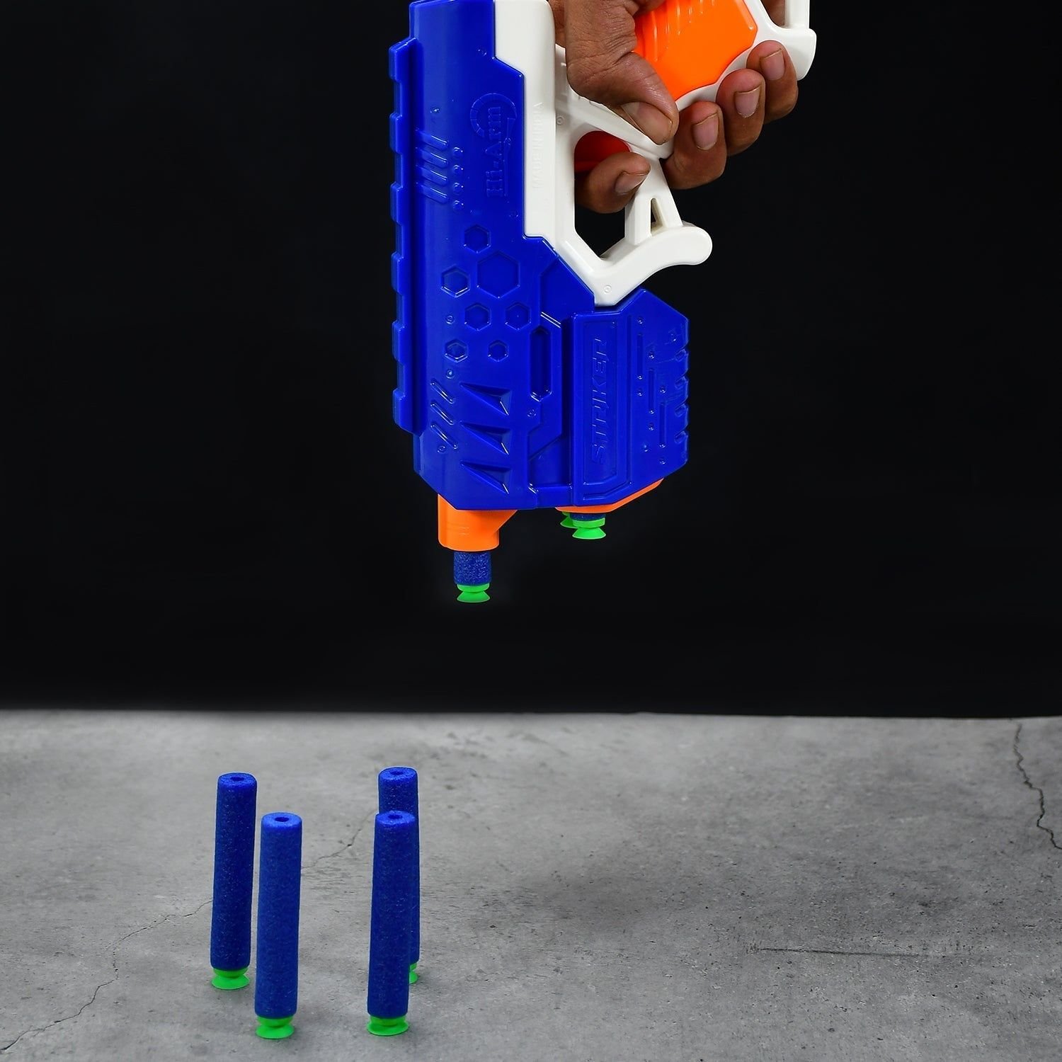 Hi-Arm Gun with 10x Foam Suction Bullets, ABS Plastic, Target Shooting - Image 3