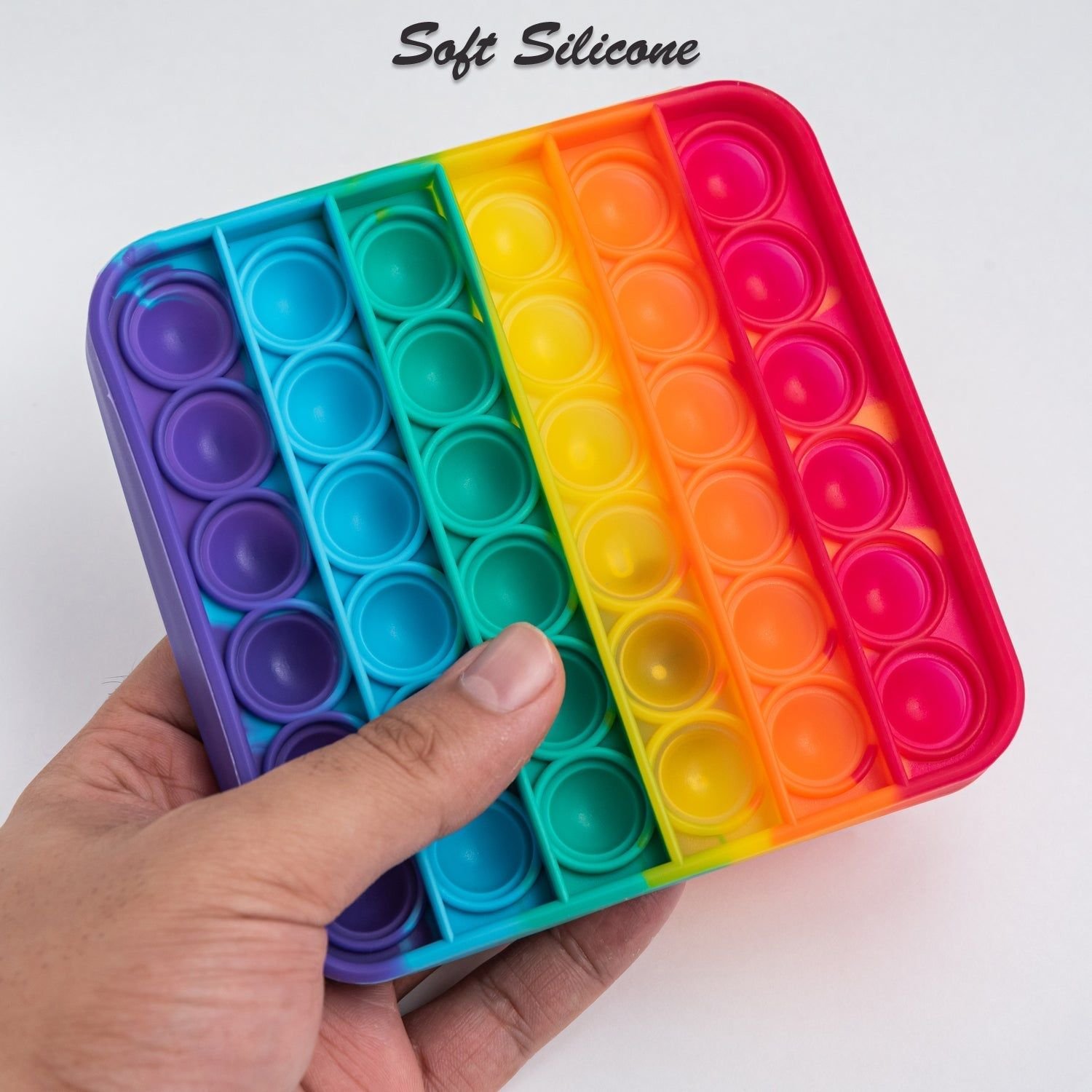 Square it Toy Special Needs Silicone Stress Relief Toy For Kids & Adult All Use Toy - Image 7