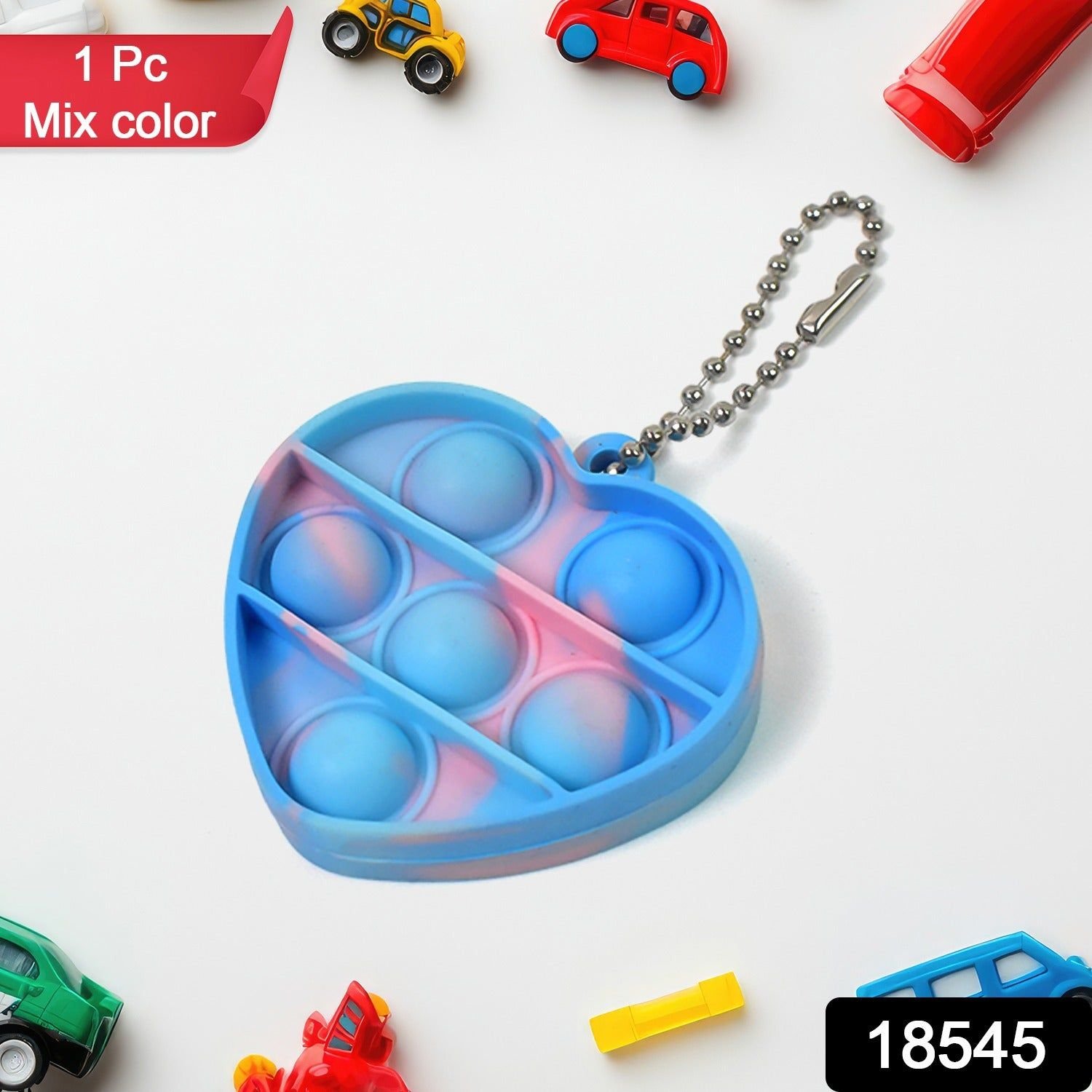 Fidget Toys for Kids Mini Keychain (1 Pc / Mix Color & Design) - Image 2