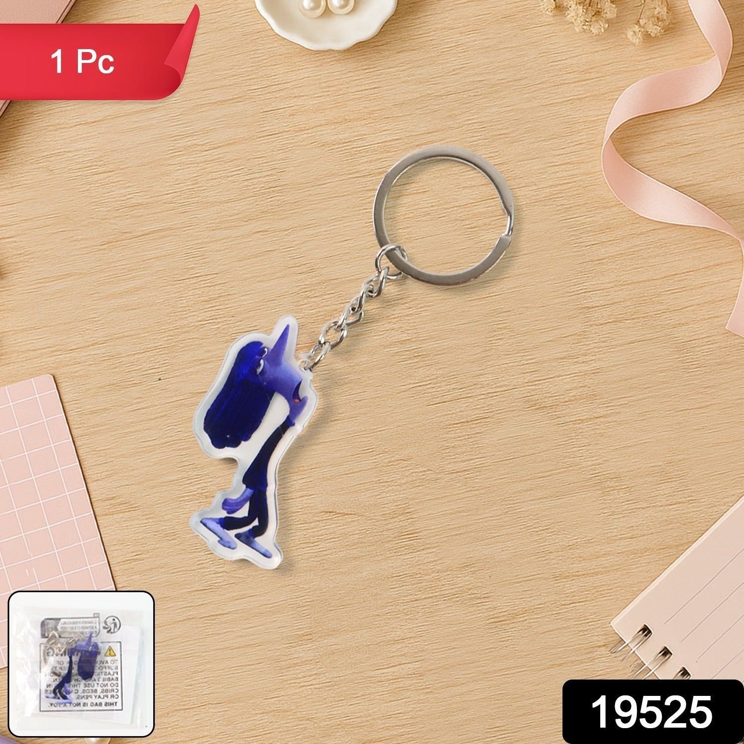 Cute Cartoon Character Acrylic Keychain (1 Pc) - Image 2