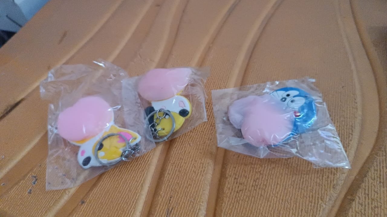 Cartoon Animal Keychain (1 Pc / Mix Design) - Image 7