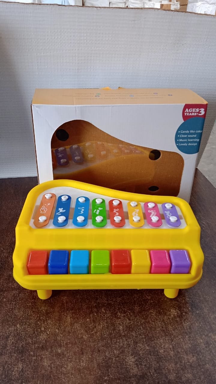 Multi-Function Baby Musical Toy Piano with Xylophone (1 Pc) - Image 6