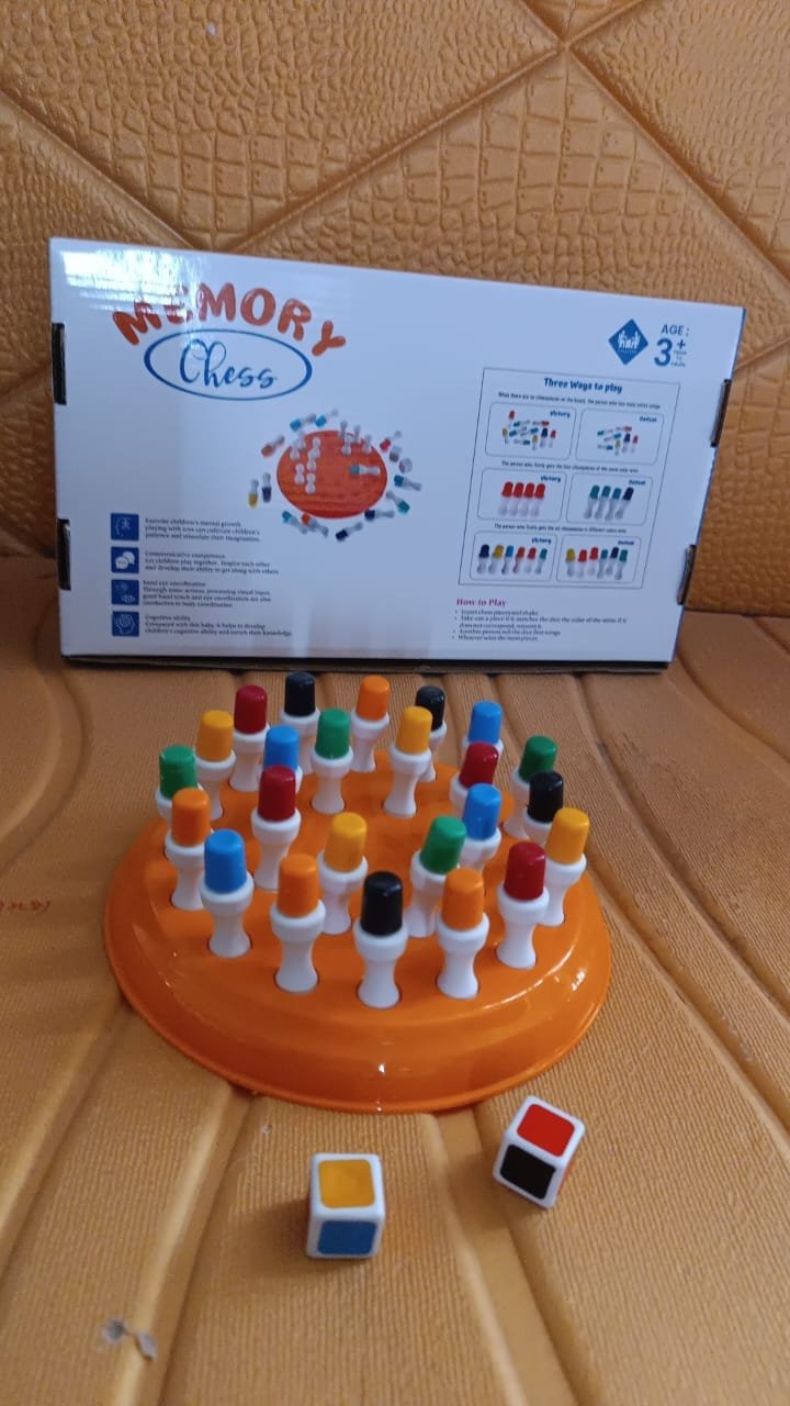 Plastic Brain Teaser Memory Chess Game (1 Set) - Image 7
