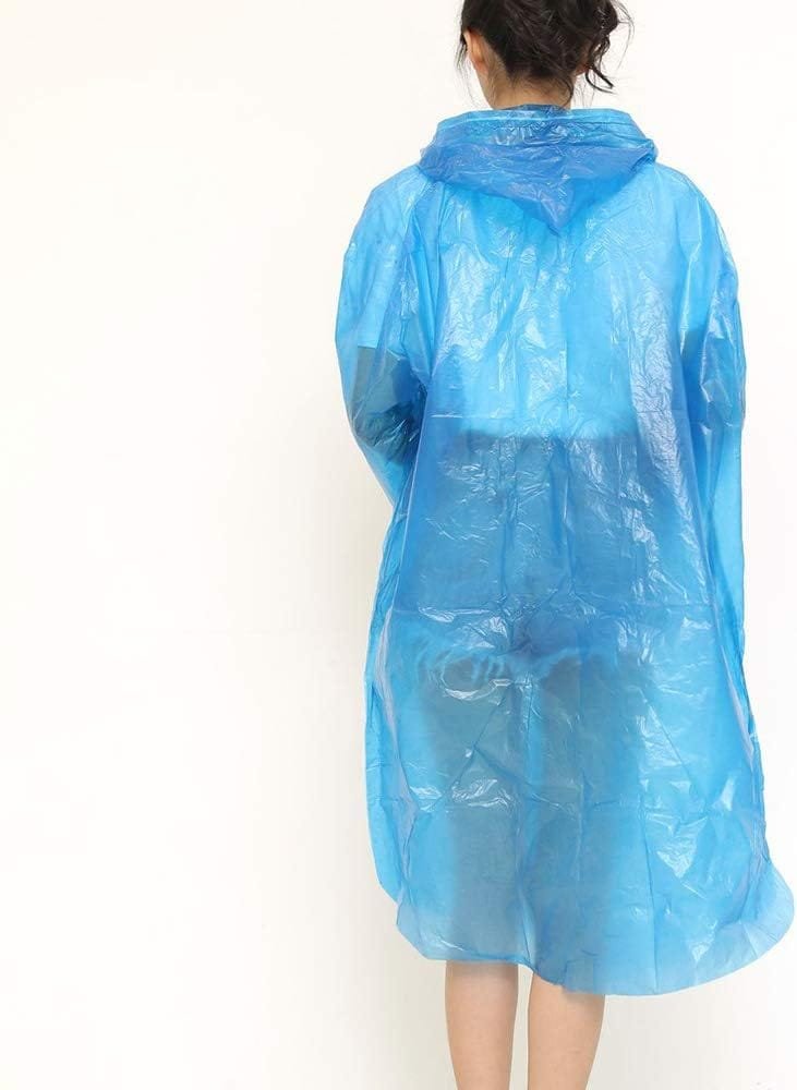 Portable Adult Rain Coat, Raincoat Waterproof Button Cardigan Portable Raincoat Adult Outdoor Traveling Plastic Material Raincoat/Rain wear/Rain Suit for Outdoor Accessory (1pc) - Image 7