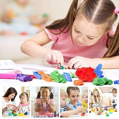 Non-Toxic Creative 30 Dough Clay 5 Different Colors, (Pack of 6 Pcs) - Image 2