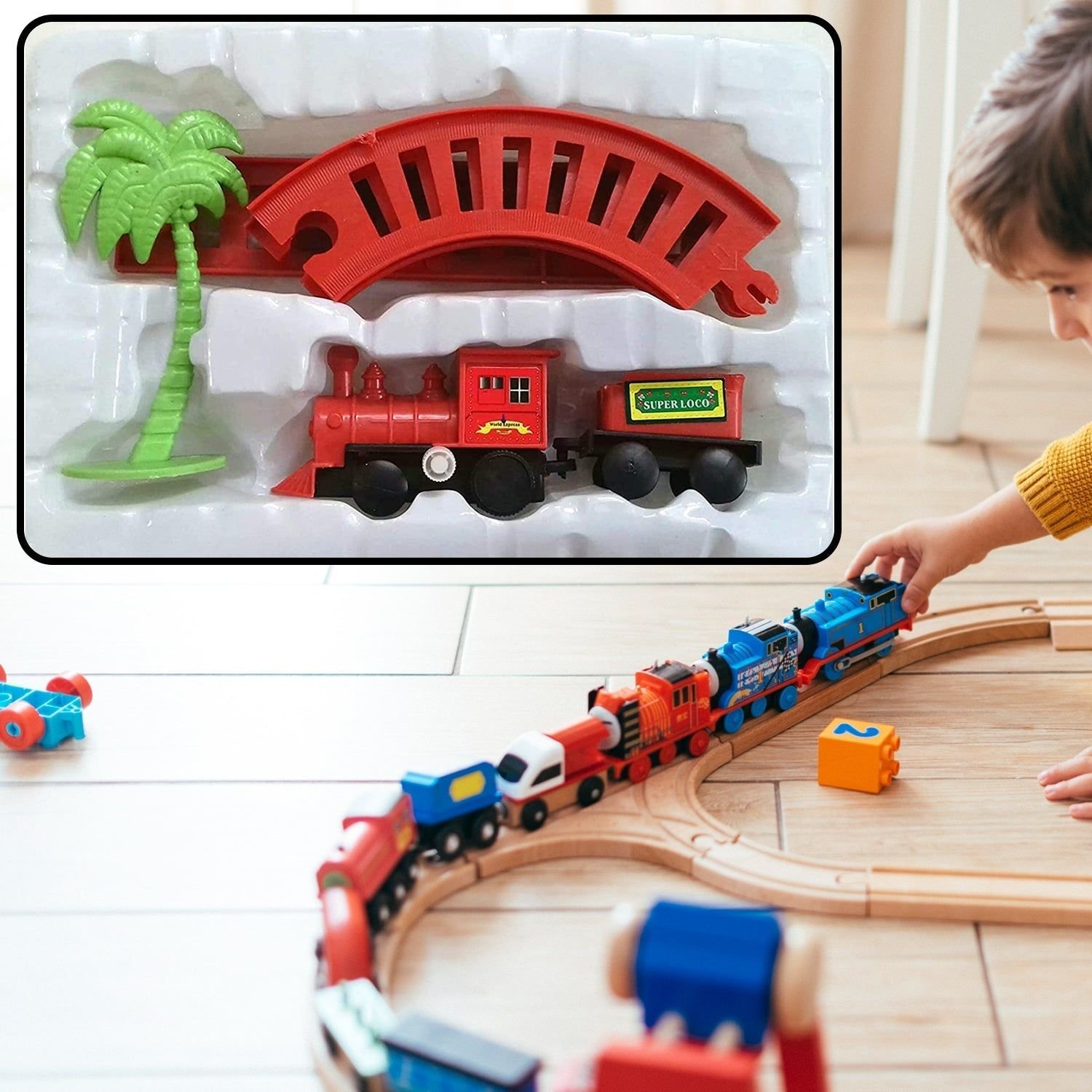World Express Mini Train Play Set for kids - Image 4