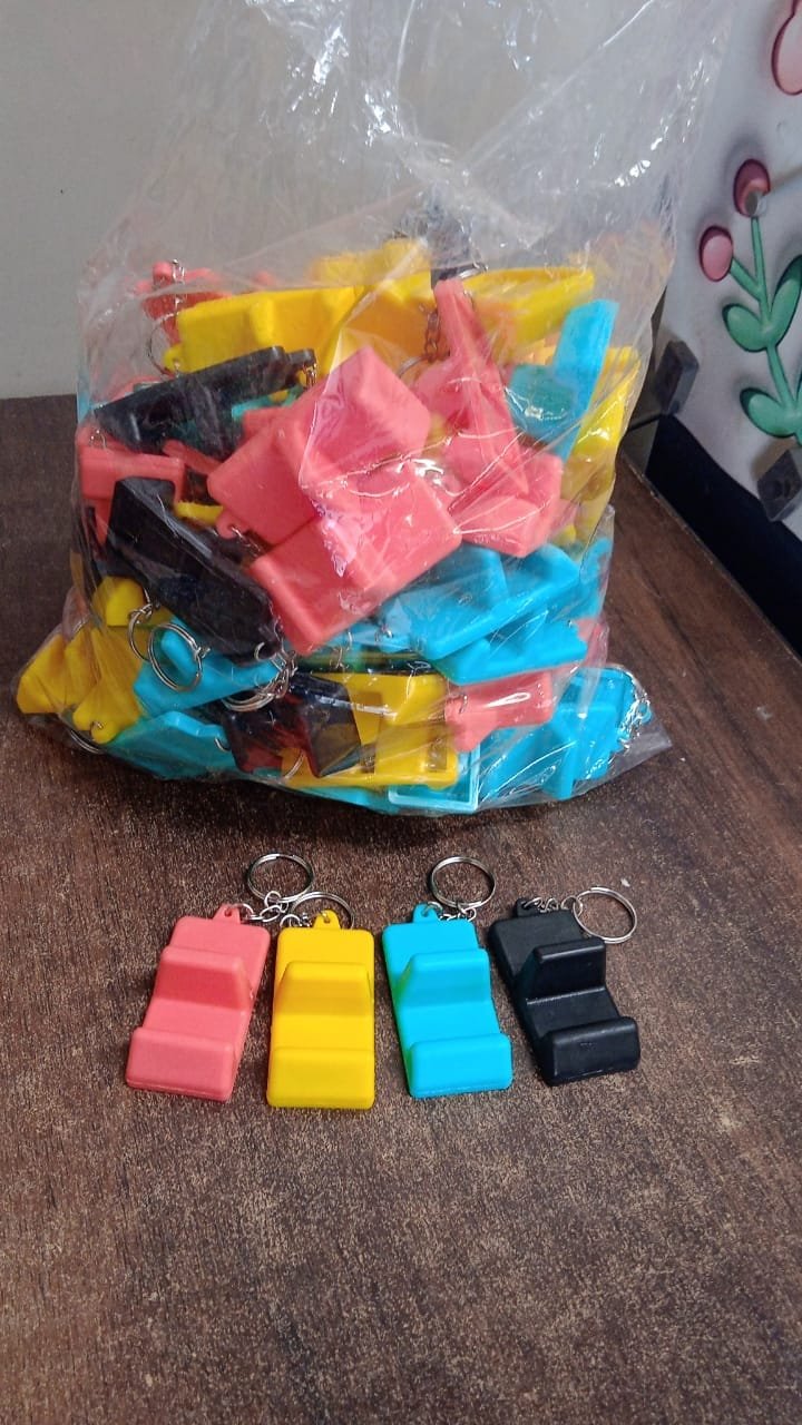 Plastic 2-in-1 Mobile Stand Keychain (1 Pc) - Image 7