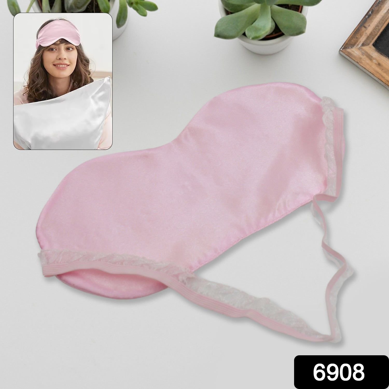 New Unisex Satin Sleep Mask – For Travel & Meditation (1pc) - Image 3