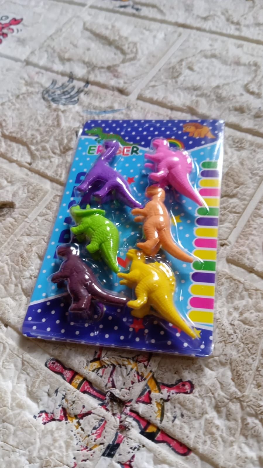 Dinosaur Shaped Erasers for Kids, 3D Puzzle Erasers, Classroom Prizes (6 Pcs Set) - Image 6