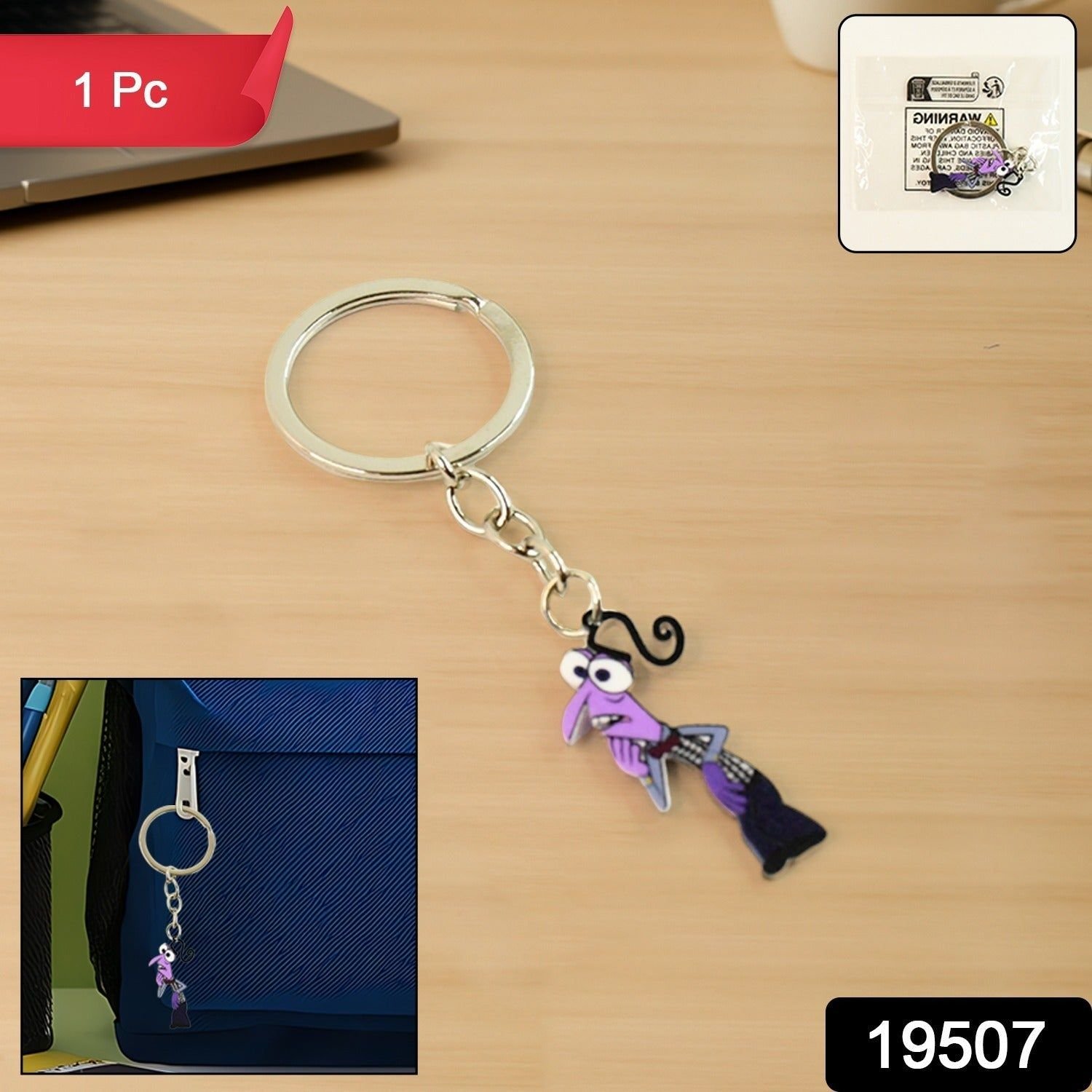 Cartoon Character Keychain (1 Pc) - Image 2