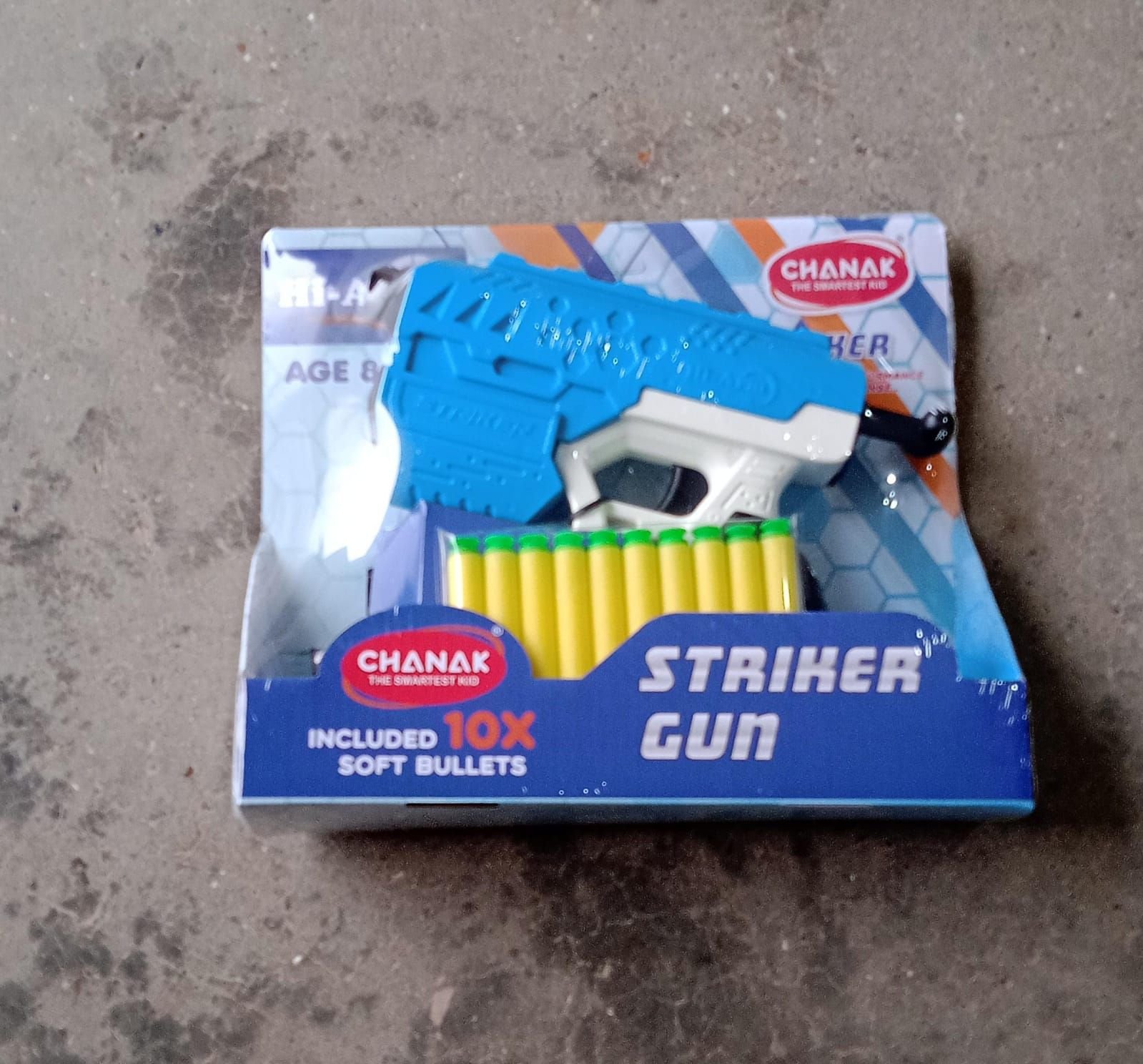Hi-Arm Gun with 10x Foam Suction Bullets, ABS Plastic, Target Shooting - Image 7