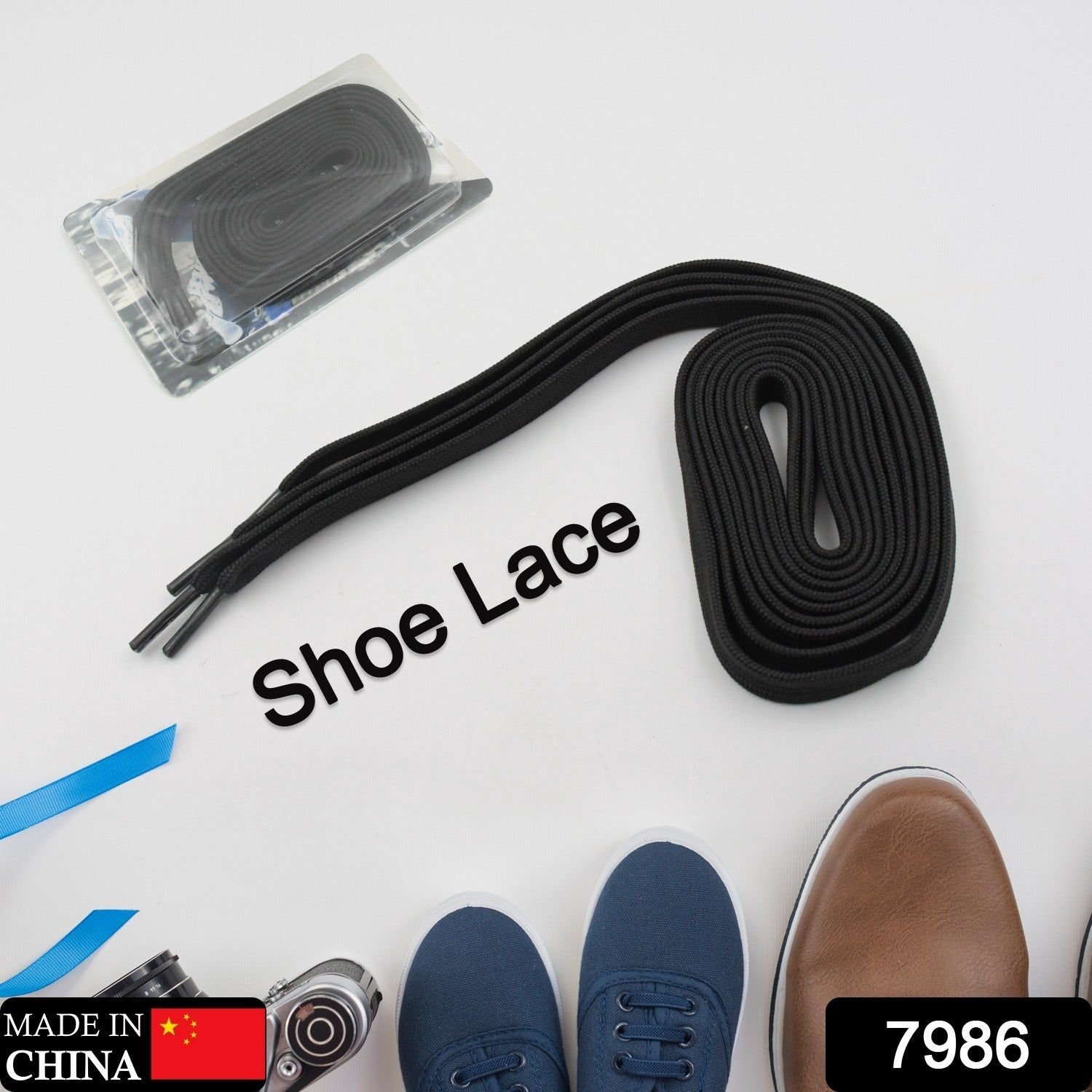 1 Pair Super Quality Flat Shoe laces Sports Shoe Lace for Men & Women running and gym shoelace Flat Sneaker Shoelace Athletic shoe strings for Boots/Sneaker/Work Shoes (1 Pair) - Image 2